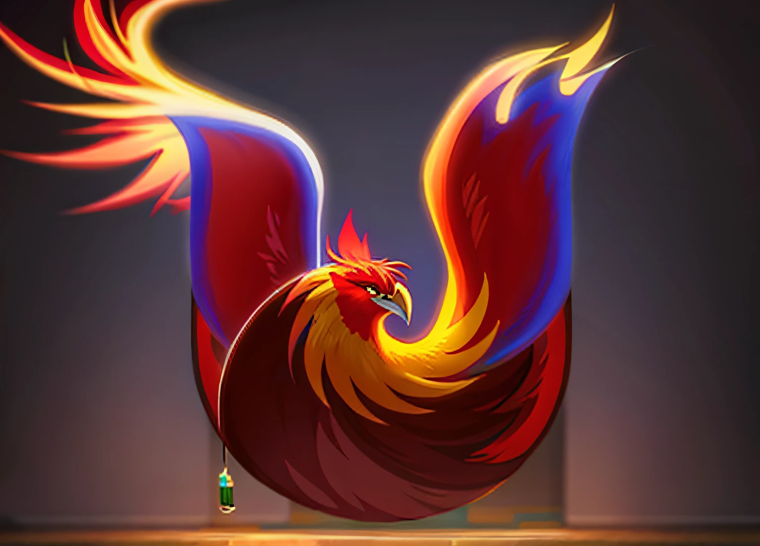 Colorful phoenix