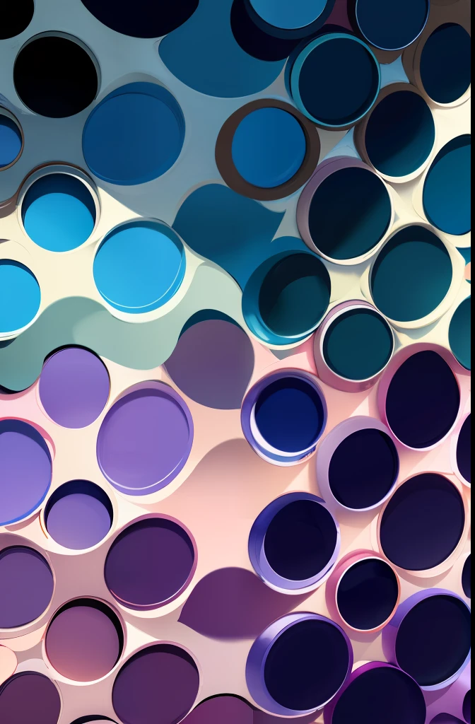 color pattern, shades, blue, puzzle pieces