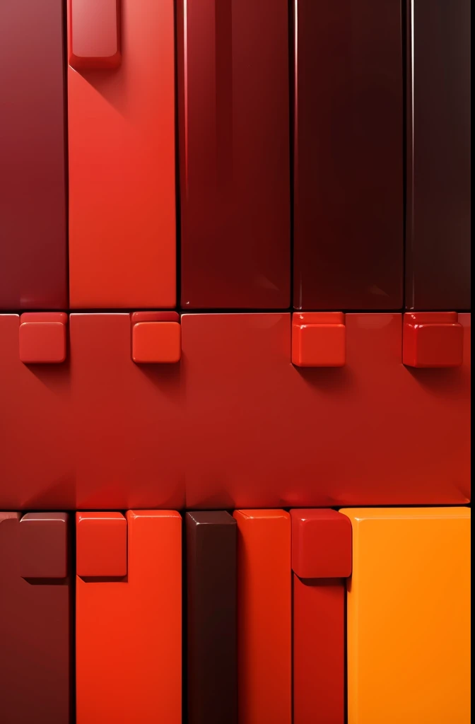 color pattern red tones puzzle pieces