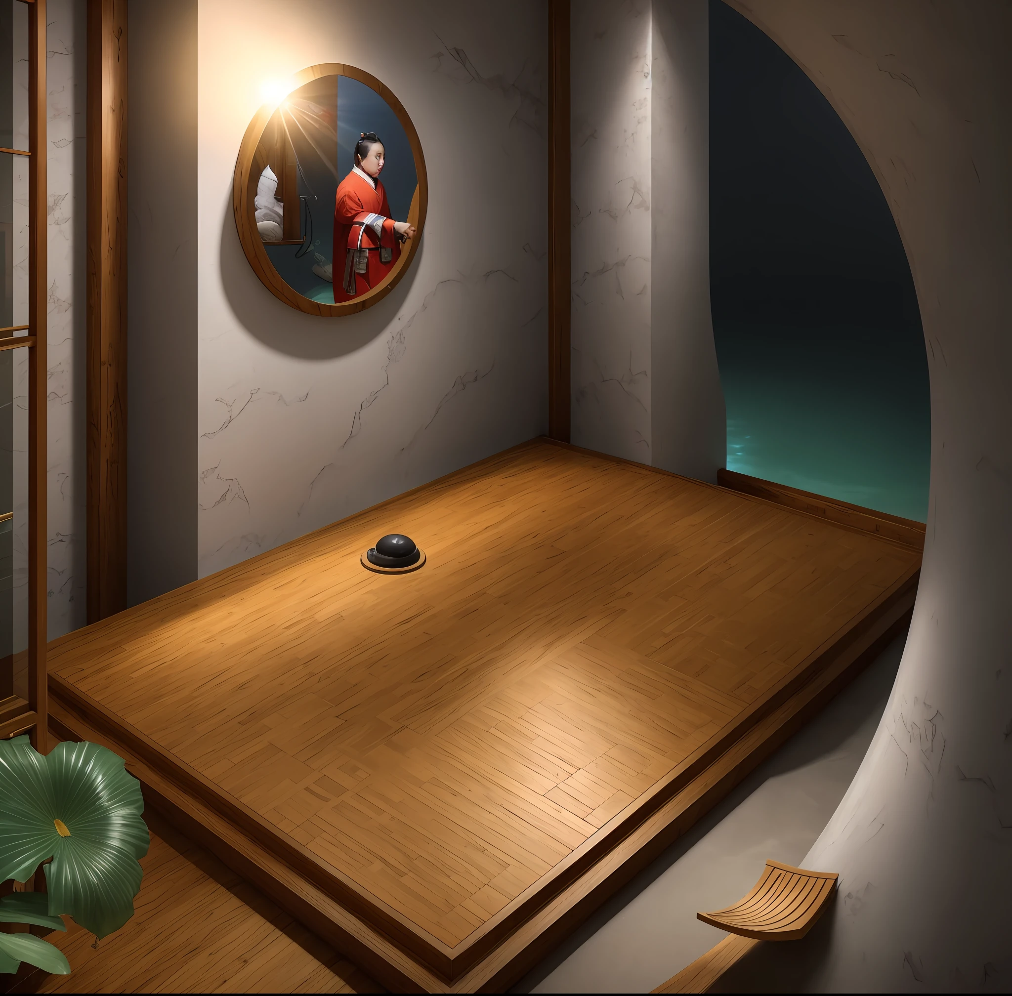 Bright scene,real rendering,(((In the daytime:1.5))),Not a night view,Best quality at best,highly detailed,tmasterpiece,ultra - detailed,Extremely detailed CG unifies 8K, 8K, Diamond, China Wall,tmasterpiece,best qualityer,Chinese martial arts style,There are water lilies,There are lanterns,Under the water,Lake surface,lotuses,The beautiful,(((Chinese martial arts style))), The sky is vast, Even the mountain cliffs, Bright ink style, Contour light, Atmospheric atmosphere, , bamboos, pines, Octagonal stone pavilion, Flying waterfalls, CG, The world of martial arts, Chinese style buildings, Eau, in a panoramic view, 8K, tmasterpiece, best qualtiy, high qulity, high detal, super detailing, A high resolution, hyper HD,Complete and unified,without humans,No animals