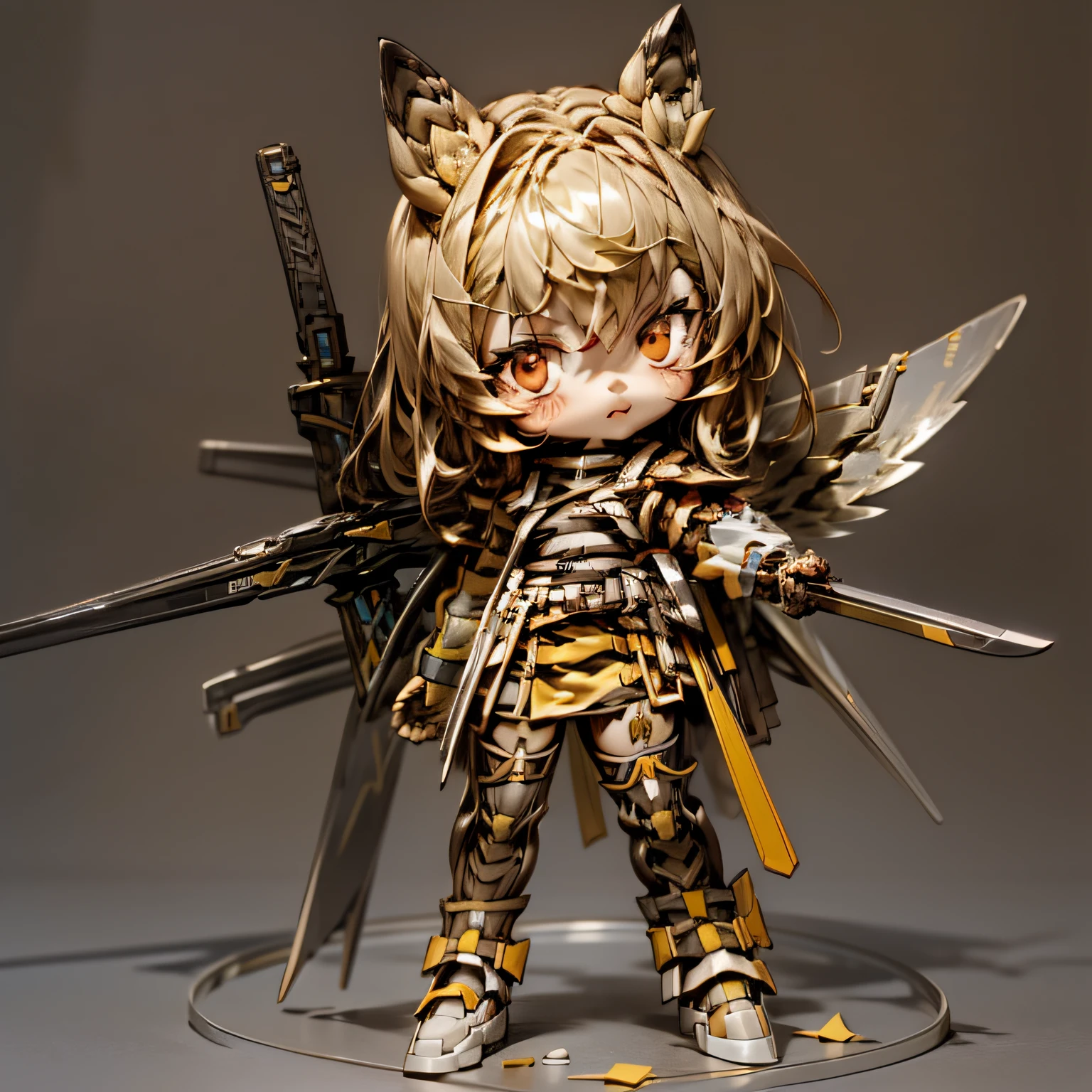 blink, chibi, Complete broker, Mega Mini, The body is steel........................., Metal., The legs are steel........................., Metal., My favorite cat ears, The wings are steel........................., Metal., The gun is metal steel..........................,Rail Gun