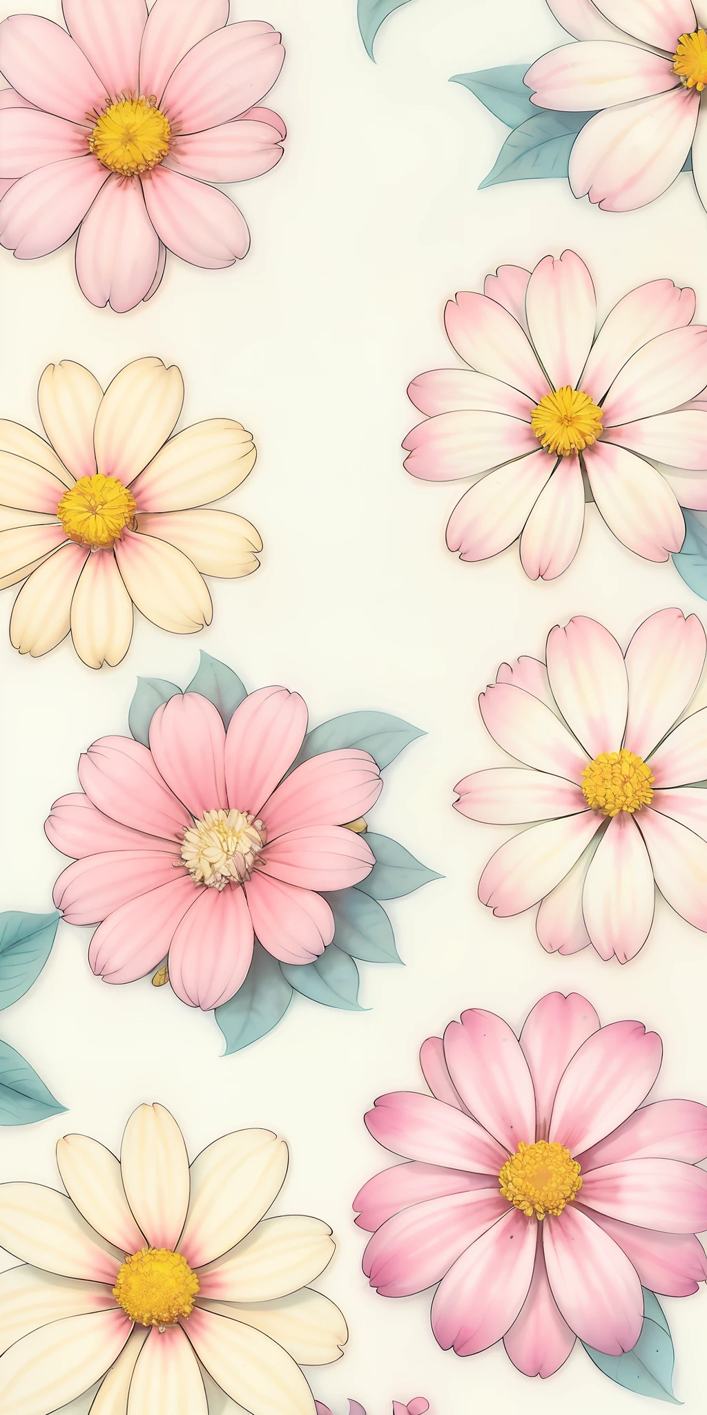 Close up of flower painting on white background, smeared flowers, pastel flowery background, soft flowers, Flowers in the background, patchy flowers, pastel simple art, Flower background, colored flowers, opulent, Flowers around, flower power motifs, flower bloom, stylized flowers, background pastel, flower, Gentle background, stylized painterly