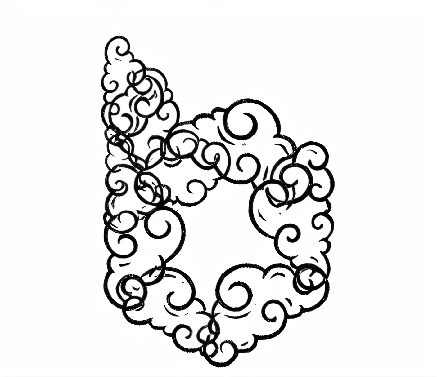 A black and white photo of a letter B with rotating drawings, Scrollwork, curva muito detalhada, rolagem intrincada, filigrana fractal preta, papel de parede do telefone. intrincado, halo de ornamento intrincado, fronteira em filigrana, ornamento hiper detalhado, intrincada filigrana paisley, borda ornamentada, ornamento intrincado, rorsach path traced, moldura em filigrana, intrincado filo