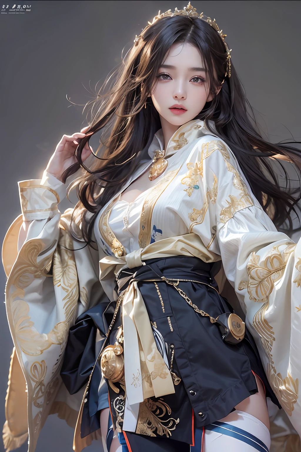 (masuter piece:1.3)、(8k、Photorealsitic、RAW Photography、top-quality: 1.4)、(1girl)、beautiful countenance、(lifelike face)、(A dark-haired、short-hair:1.3)、Beautiful hairstyle、realisticeyes、Beautiful details、(real looking skin)、Beautiful skins、(校服)、absurderes、enticing、超A high resolution、A hyper-realistic、high-detail、the golden ratio、wink