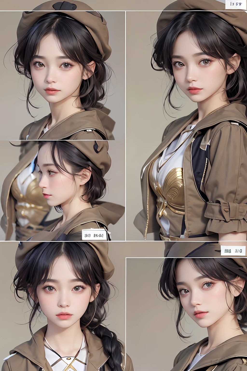 (masuter piece:1.3)、(8k、Photorealsitic、RAW Photography、top-quality: 1.4)、(1girl)、beautiful countenance、(lifelike face)、(A dark-haired、short-hair:1.3)、Beautiful hairstyle、realisticeyes、Beautiful details、（real looking skin）、Beautiful skins、（校服）、absurderes、enticing、超A high resolution、A hyper-realistic、high-detail、the golden ratio、wink