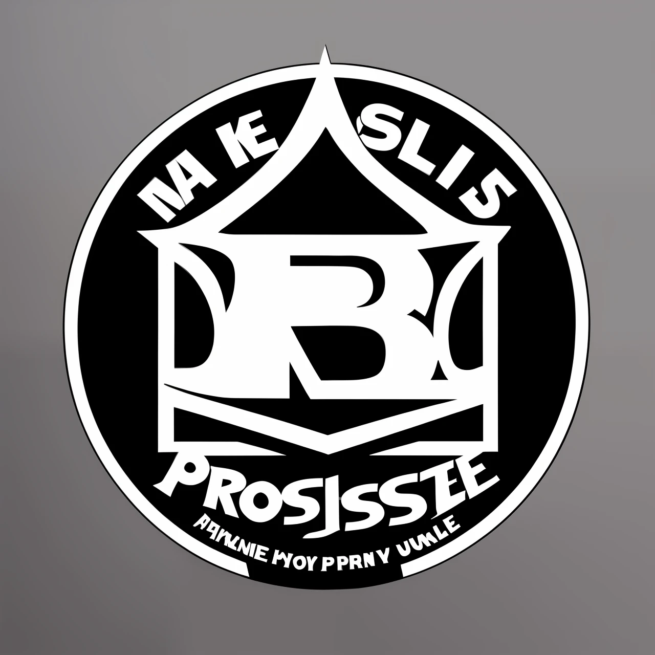 Make a logo for a band called prostrate