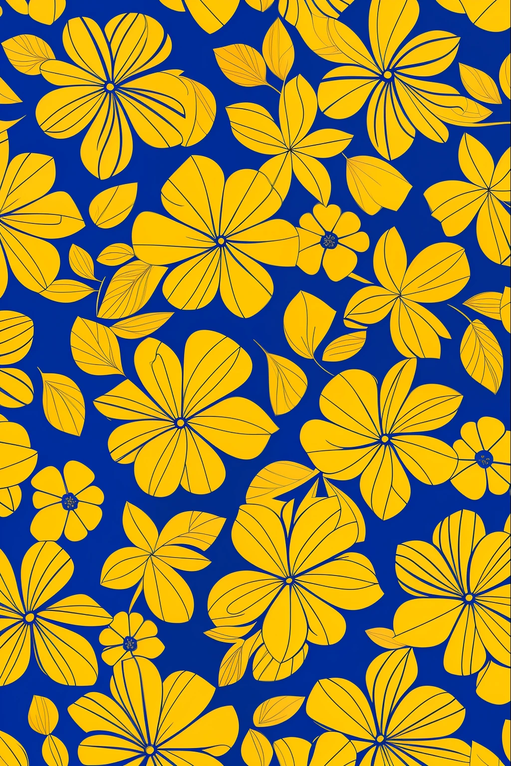 Flower pattern, cores vibrantes