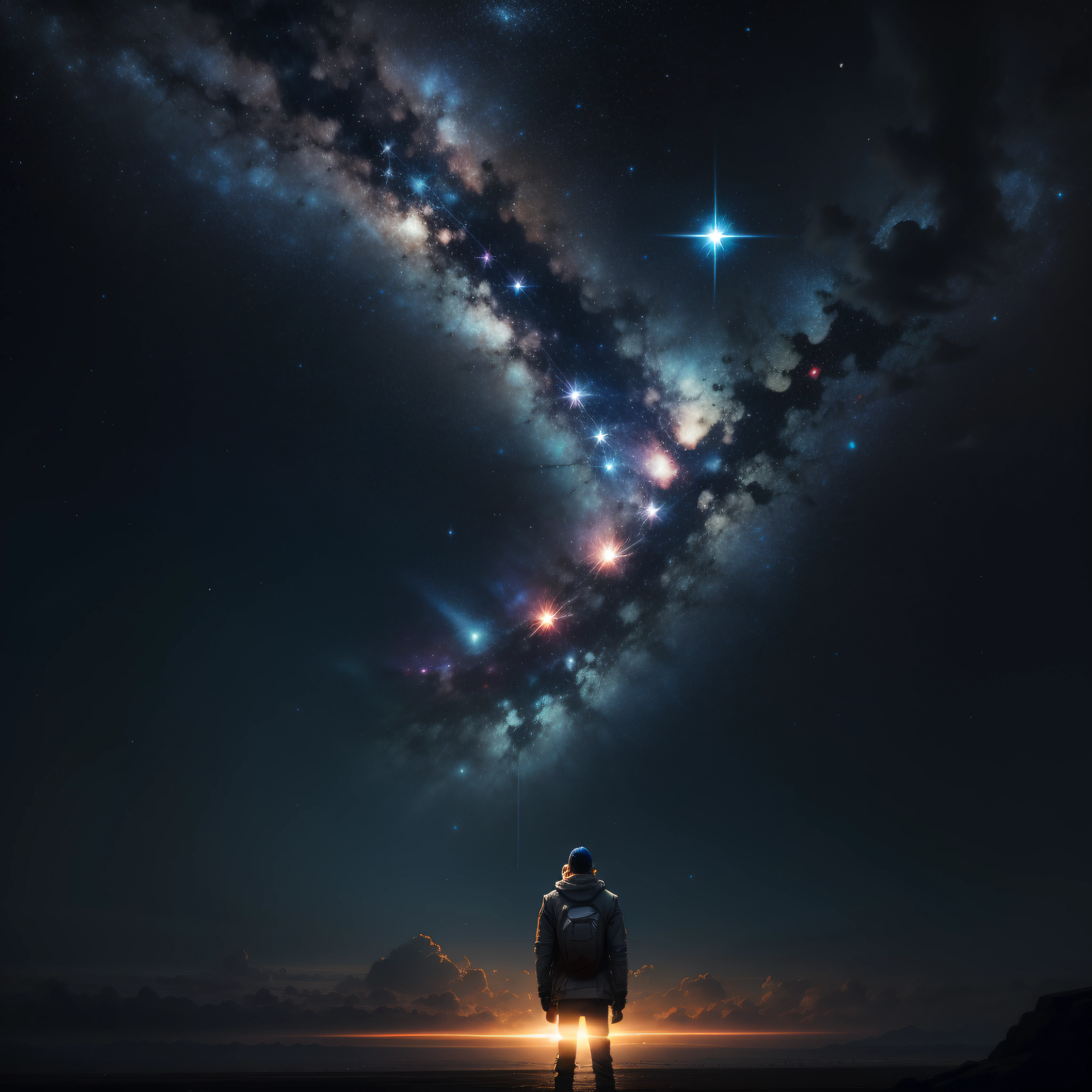 Sad，starrysky，Need，k hd，Impeccable，galactic，pleasing