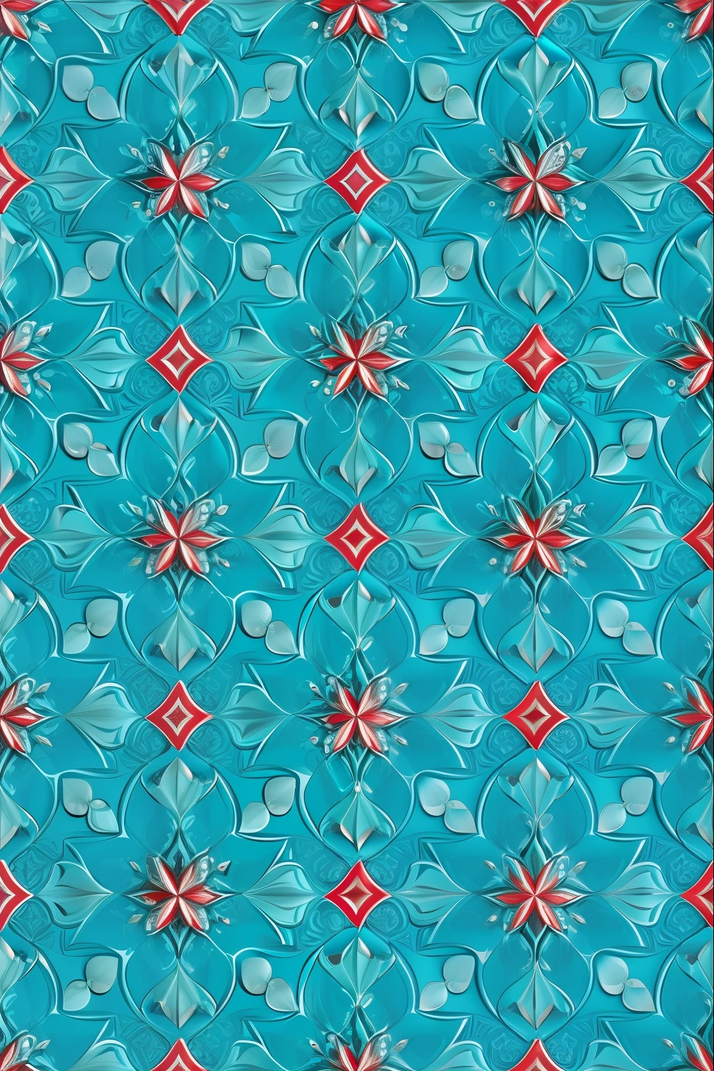 jewelry pattern, cores vibantes, Fundo azul