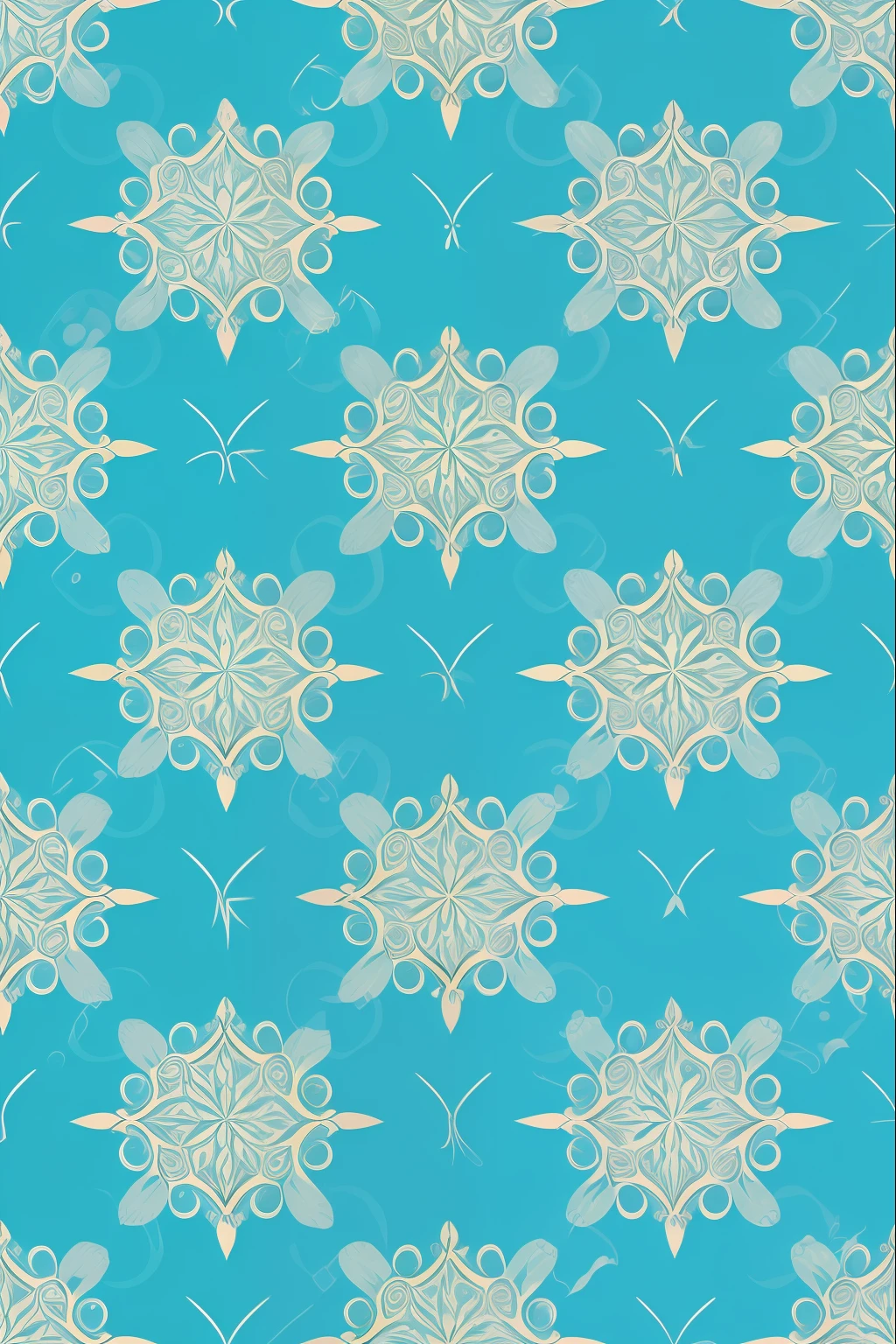 jewelry pattern, cores vibantes, Fundo azul