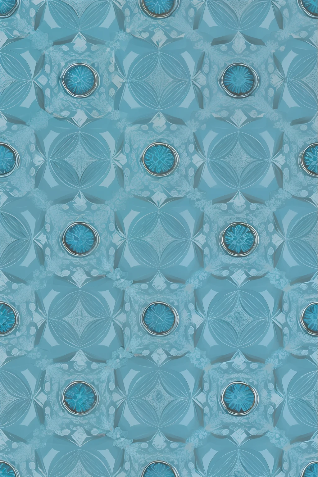 jewelry pattern, cores vibantes, Fundo azul