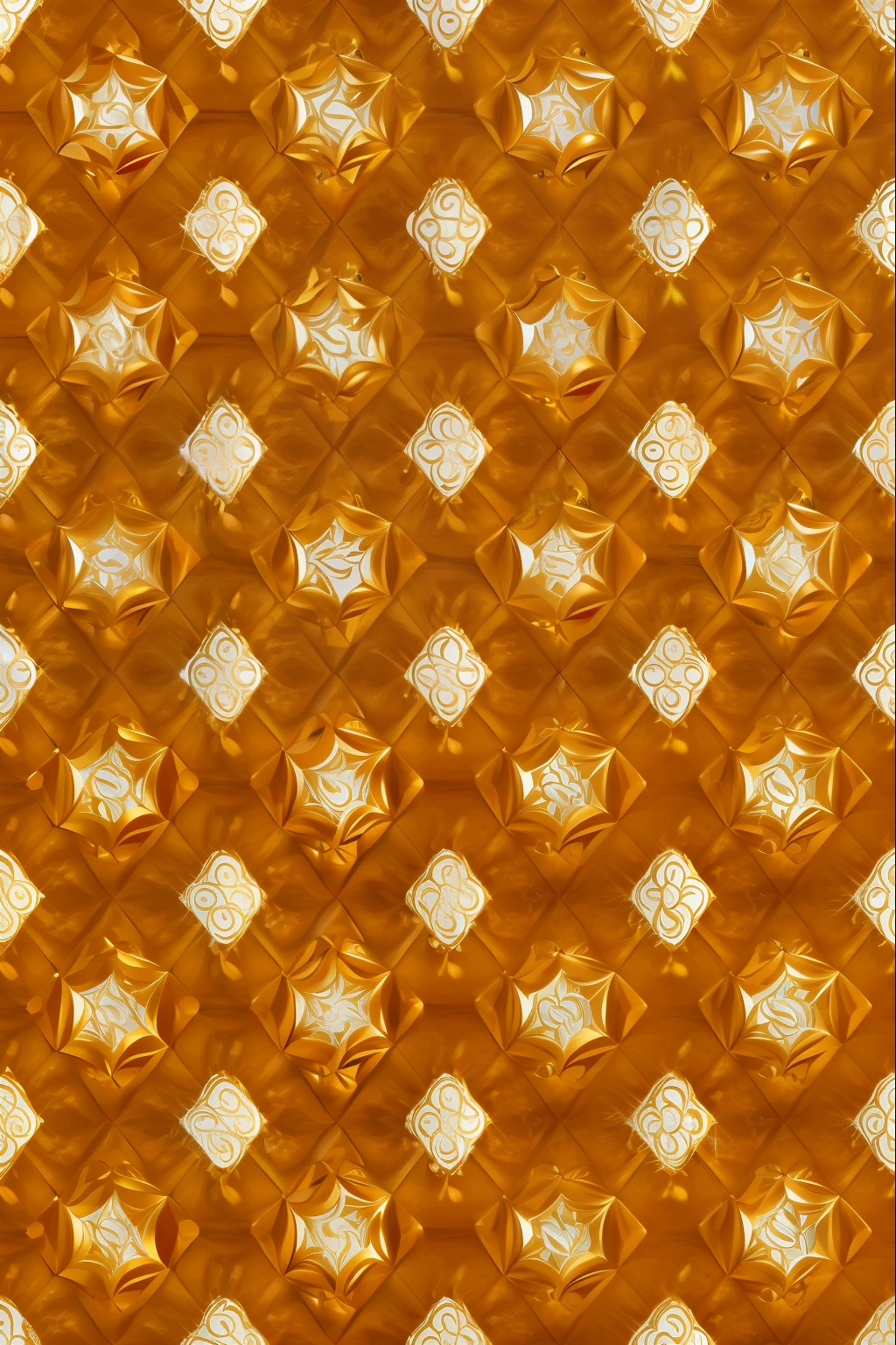 jewelry pattern, cores vibantes, Fundo amarelo