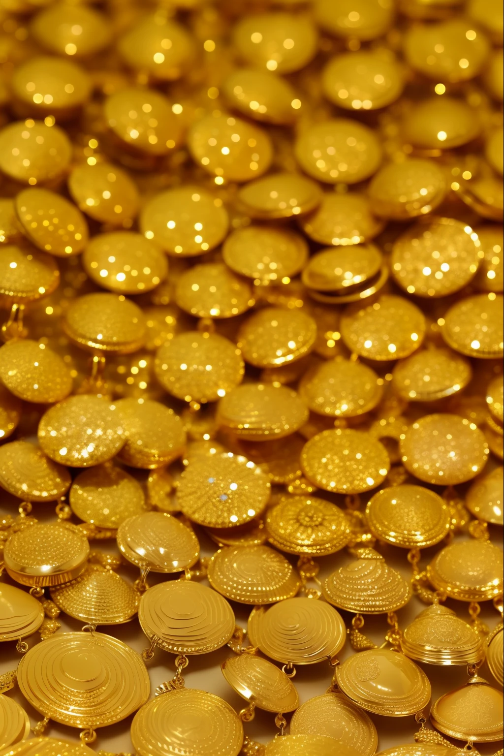 jewelry pattern, cores vibantes, Fundo amarelo