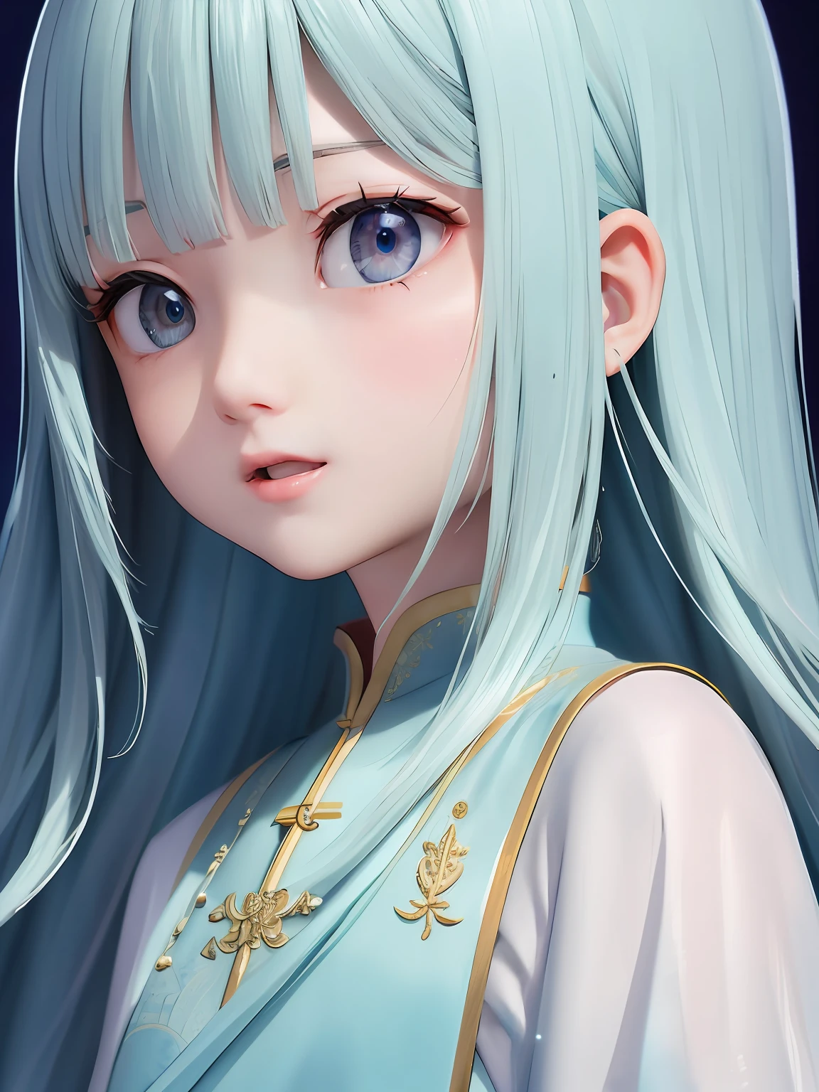 Don't dare to speak aloud,Fear the heavenly people。The illustration is a high-definition illustration in 4K resolution,With very detailed facial features and cartoon-style visuals。