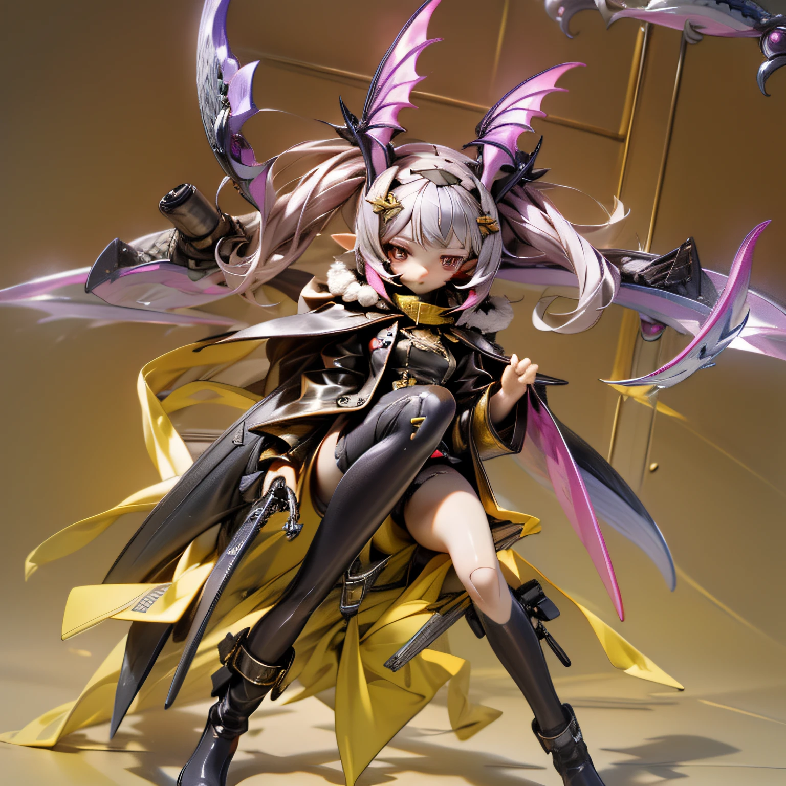 blink, chibi, Complete broker, Mega Mini, The body is steel..................................., Metal., The legs are steel..................................., Metal., My favorite cat ears, The wings are steel..................................., Metal., The gun is metal steel....................................,Rail Gun