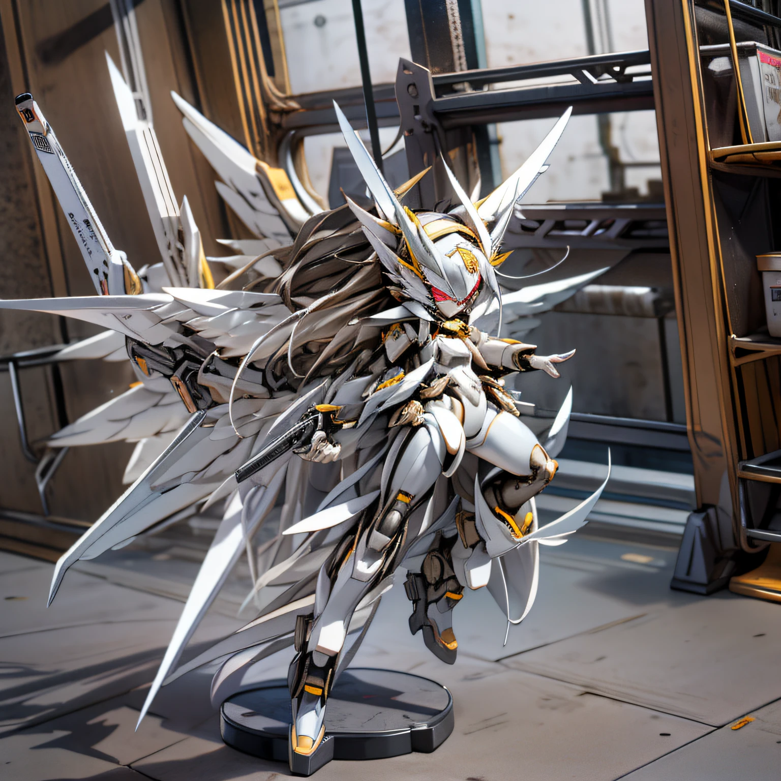 blink, chibi, Complete broker, Mega Mini, The body is steel...................................., Metal., The legs are steel...................................., Metal., My favorite cat ears, The wings are steel...................................., Metal., The gun is metal steel.....................................,Rail Gun