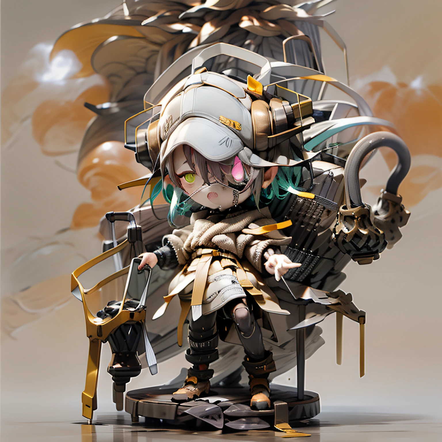 blink, chibi, Complete broker, Mega Mini, The body is steel....................................., Metal., The legs are steel....................................., Metal., My favorite cat ears, The wings are steel....................................., Metal., The gun is metal steel......................................,Rail Gun