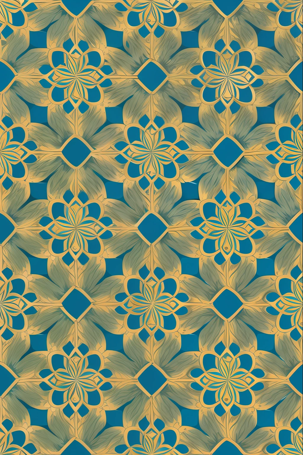 jewelry pattern, cinza, fundo azul