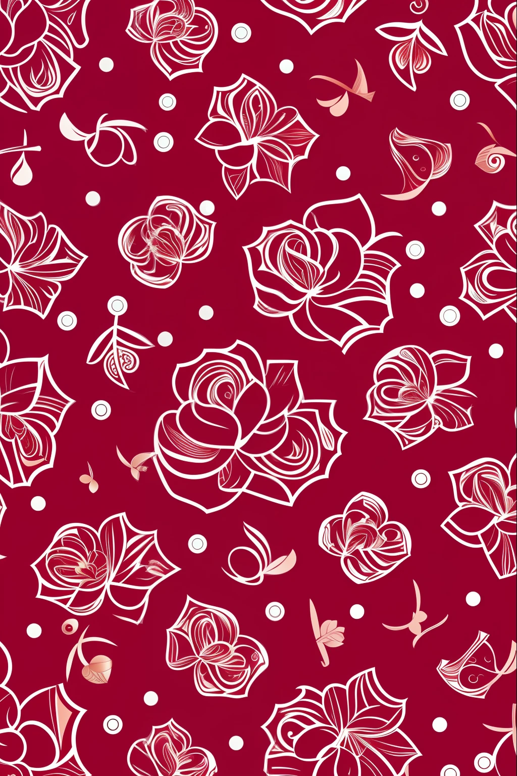 jewelry pattern, rosa, fundo cinza