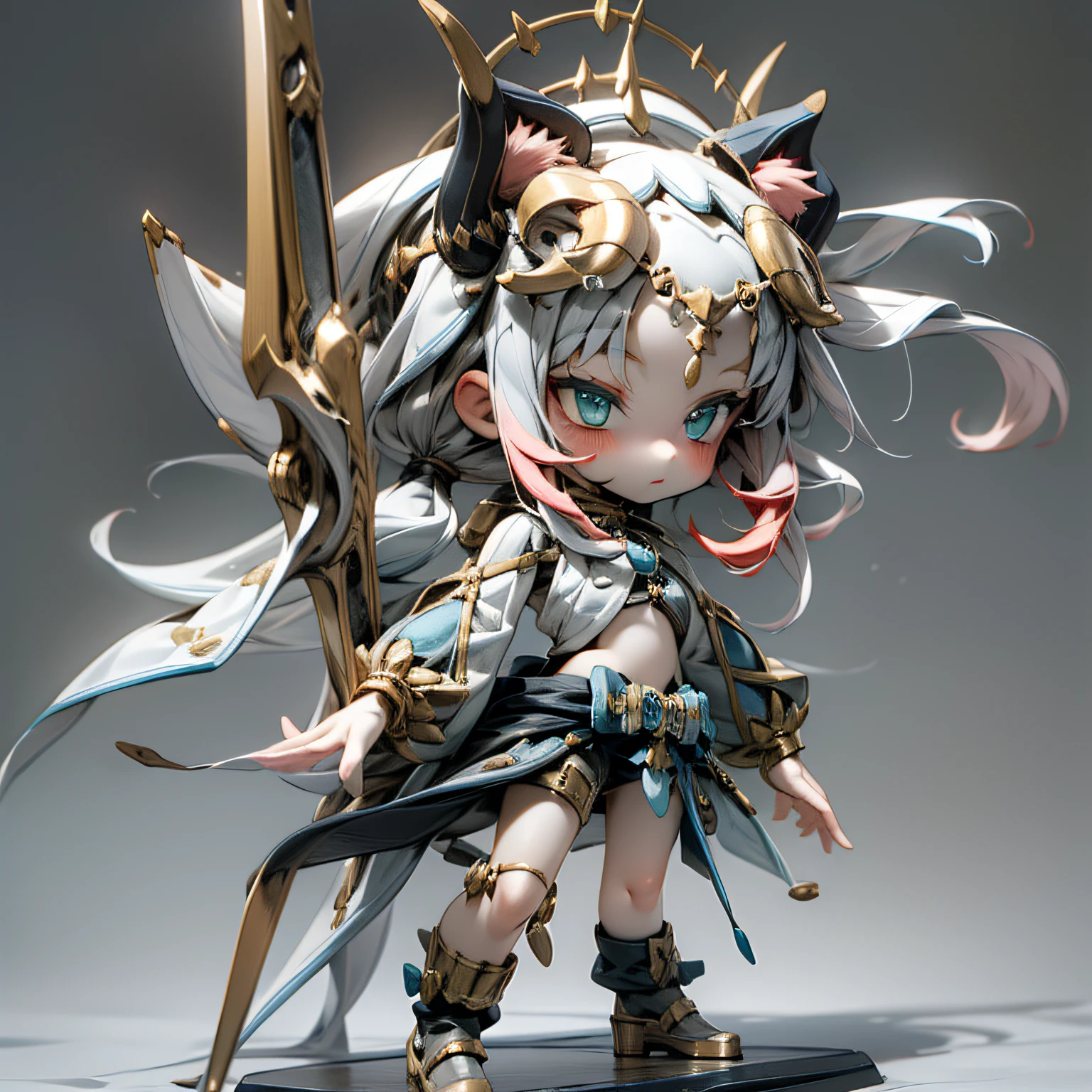 blink, chibi, Complete broker, Mega Mini, The body is steel.........................................., Metal., The legs are steel.........................................., Metal., My favorite cat ears, The wings are steel.........................................., Metal., The gun is metal steel...........................................