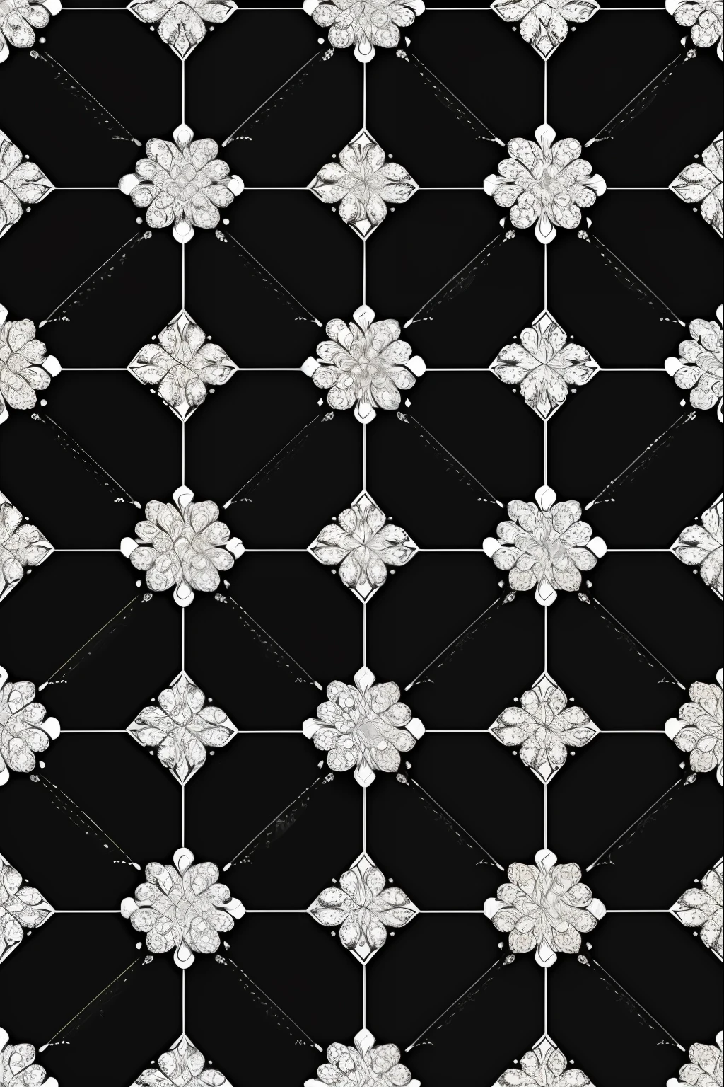 jewelry pattern, black, fundo gray