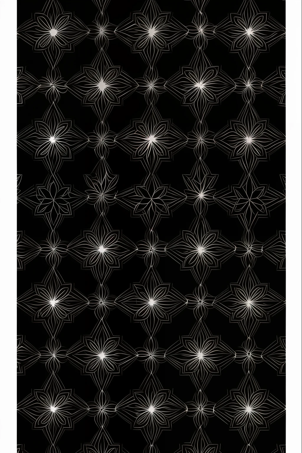 jewelry pattern, Black, fundo gray