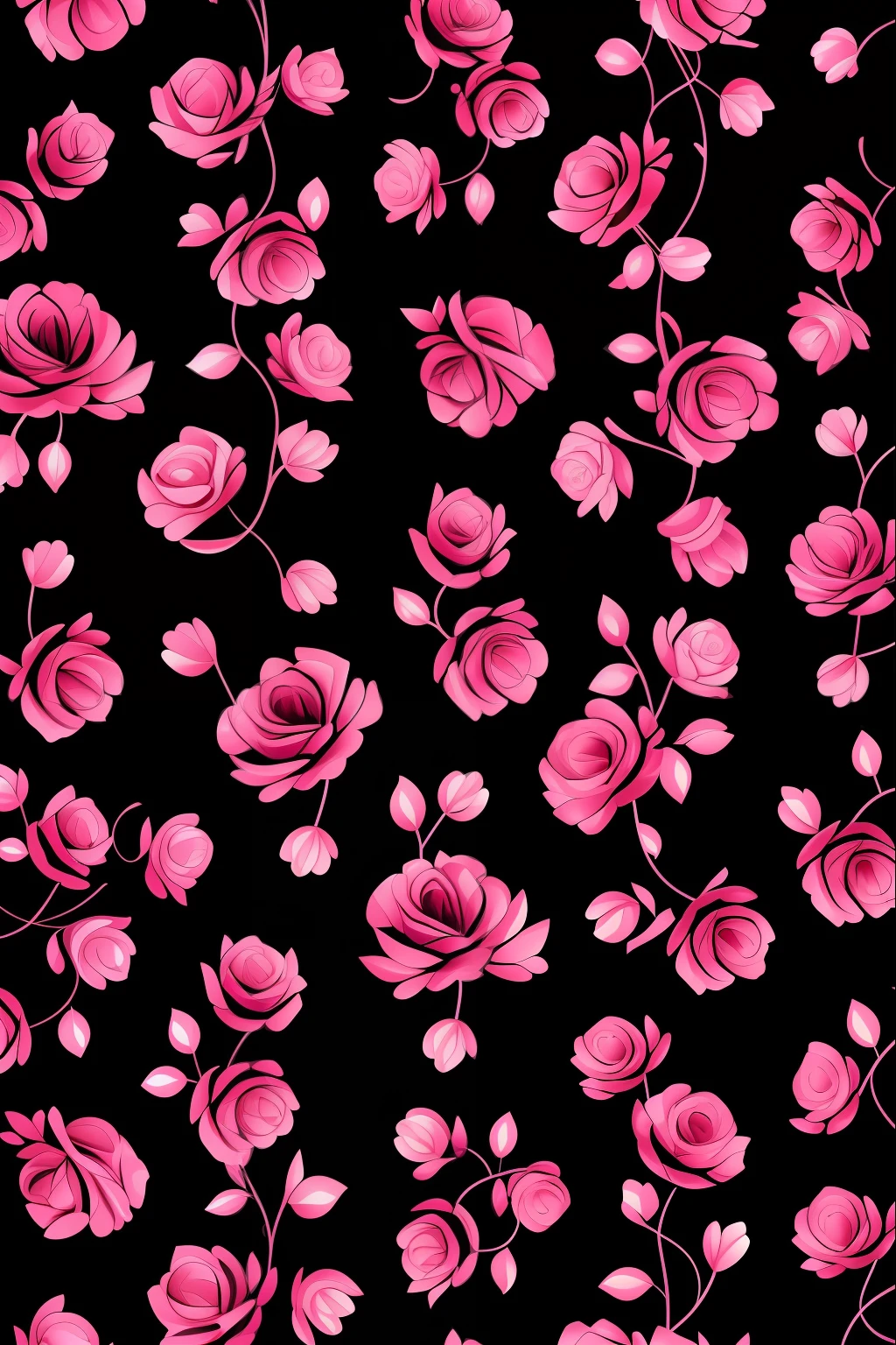 jewelry pattern, rosa, fundo black