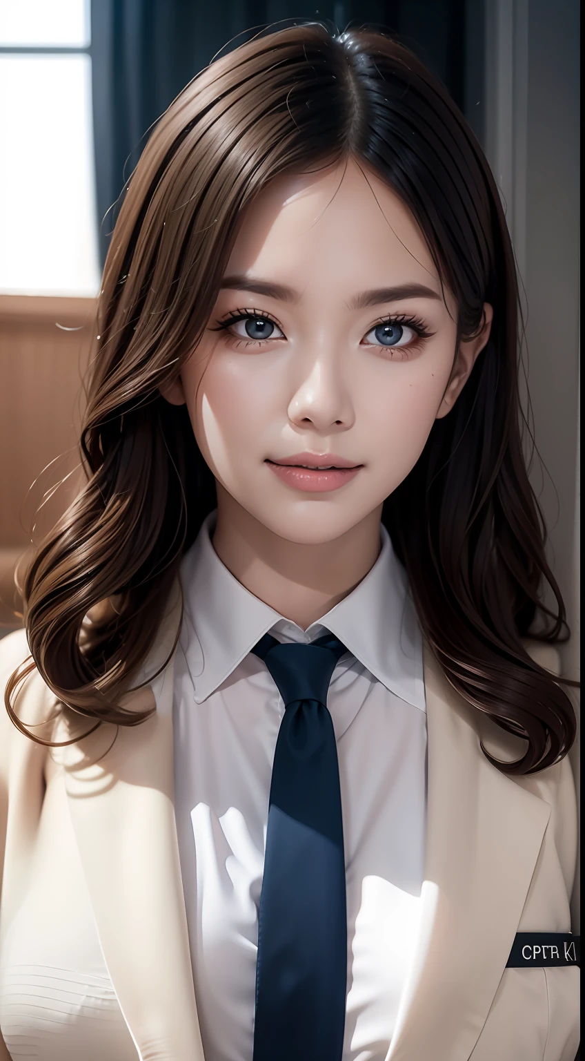 (RAW photos,HighestQuali),(dynamicposes),Full body like,The uniform of a flight attendant,(realisticlying,realisticlying:1.3),HighestQuali,tmasterpiece,Very fine and beautiful,highly detailed,CG,unified,2k wallpaper,Wonderful,beautifuldetails,tmasterpiece,HighestQuali,Extremely detailed Cg Unity 8K wallpaper,,