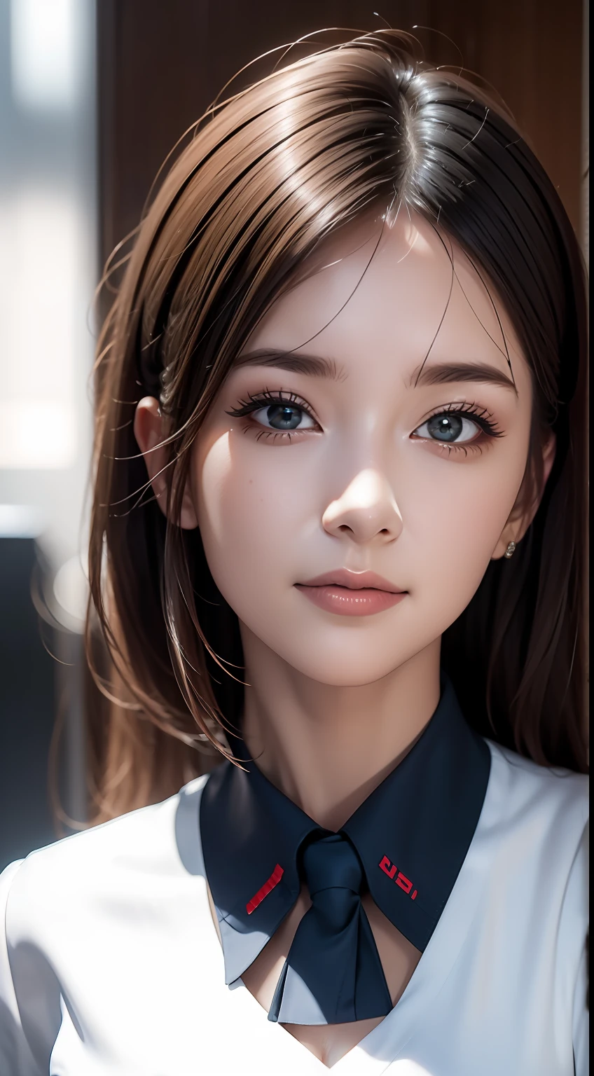 (RAW photos,HighestQuali),(dynamicposes),Full body like,The uniform of a flight attendant,(realisticlying,realisticlying:1.3),HighestQuali,tmasterpiece,Very fine and beautiful,highly detailed,CG,unified,2k wallpaper,Wonderful,beautifuldetails,tmasterpiece,HighestQuali,Extremely detailed Cg Unity 8K wallpaper,,