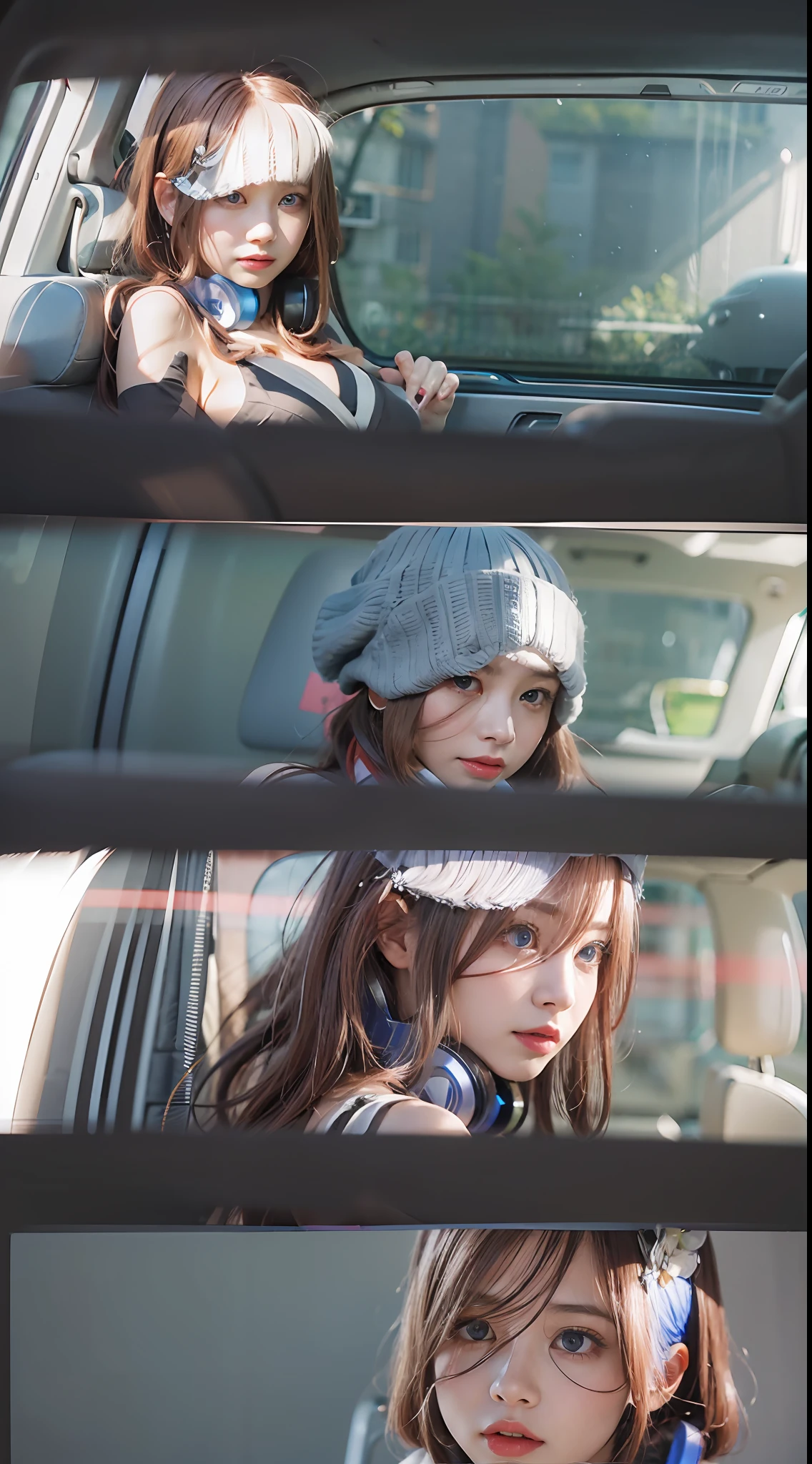 ((dressed casually、Long、Long bangs、red hair、eBlue eyes、Colorcon、Blue headphones around the neck))、(NSFW、8K、RAW photography、top-quality:1.4、A high resolution:1.4、tmasterpiece:1.4)、(hyper realisitc:1.4)、1girll、hentail realism、The ultra-detailliert、Photorealsitic:1.4、unbelievable Ridiculous、ulzang-6500-v1.1:0.33、closeup cleavage、Floating hair、Soft light、Cinema lights、filmgrain、full bodyesbian、depth of fields、blurred back、bokeh dof:1.4、eyes focus、angle of view、85mmレンズ、f/1.4、profesional lighting、lense flares、Luminous Particle:0.6、Professional Writing、porate:0.6、photon maping、Radio City、physically-based renderingt、Transparency、one-girl、well-styled、light-skinned:1.1、adolable:1.5