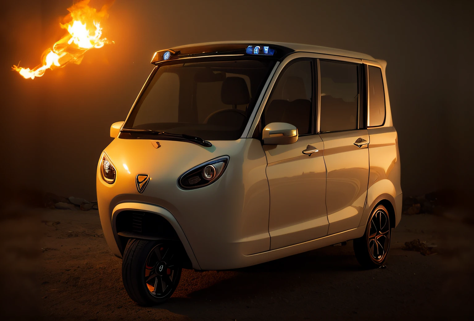 Small car photos,Natural light,8K UHD,high high quality,Film texture,FUJI XT3,电影灯光,Off-white tone impression,