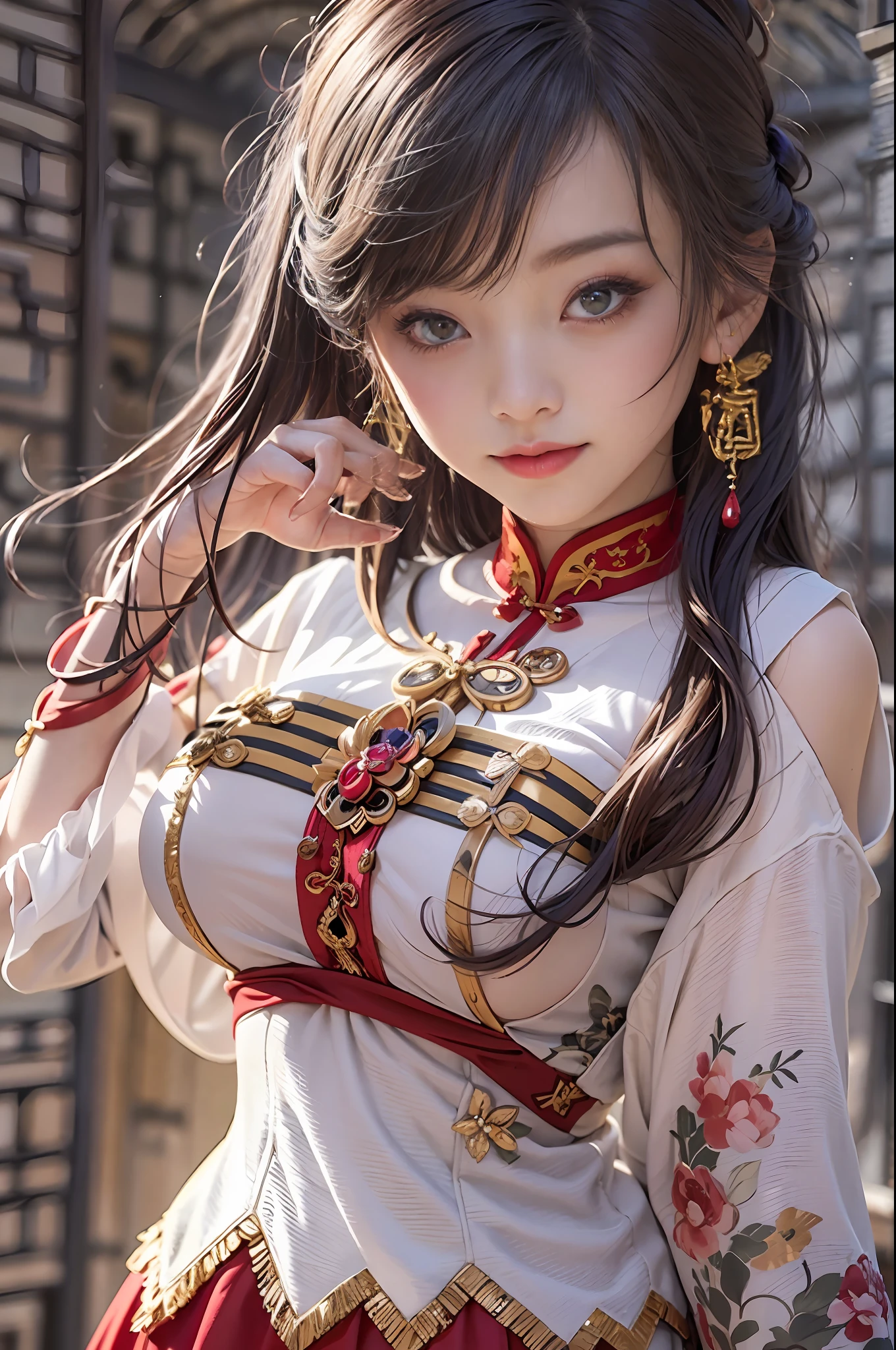 UHD, Masterpiece, High Quality, High Detail, Top Quality, Hi-Res, HD, 16k, 8k, 4K, Award-Winning BREAk, Surrealism, Realism, Depth of Field, Cinematic Lighting, Backlight, Symmetry, Bokeh, f/1.8, Eye Level Shot, 35mm, Hasselblad, Very Delicate and Beautiful, Very Detailed, Amazing, Fine Detail, Masterpiece, Best Quality, Official Art, Absurd, Incredibly ridiculous, Huge file size, Ultra detailed, High Definition, Very detailed, Beautiful detailed girl, (Cowboy Shot: 1.25), Break, Hair behind the ears, Happy tears, Flowing tears, (Serious smile: 1.35), Very detailed eyes and face, Beautiful detailed eyes, Face light, 18 years old, (Red luxury cheongsam: 1.3), (Fantasy themed clothes: 1.3), Detailed clothes, (black long straight hairstyle: 1.2), detailed hair, (slender: 1.15), (huge breasts: 1.25), perfect anatomy, perfect proportions, (Ancient Chinese room background: 1.25), detailed background, (looking at the viewer, facing the viewer: 1.15), (seductive model pose, spreading the legs, leaning forward, hands between the legs, from below, low angle: 1.25), ancient Chinese chamber light, sword, Japan sword, sword, samurai,