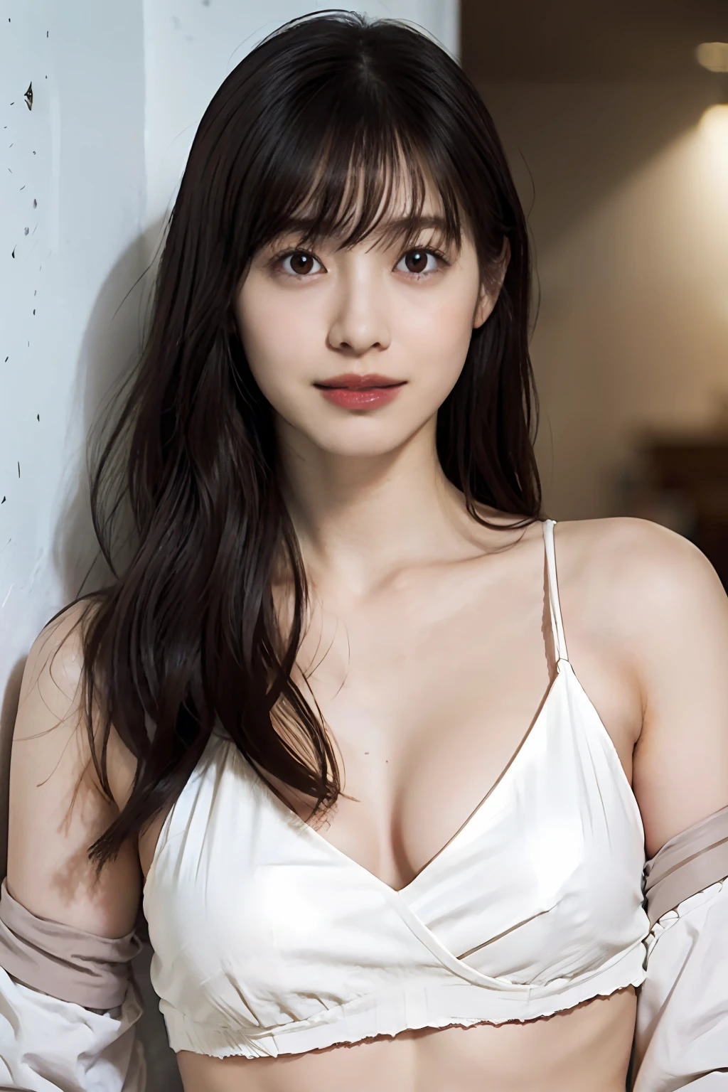masterpiece、top-quality、realisitic、(A hyper-realistic), (illustratio), (hight resolution), (8K), (ighly detailed), (The best illustrations), (beatiful detailed eyes), (top-quality), (ultra-detailliert), (masterpiece), (wall-paper), (详细的脸), Luxury beds、Upper body close-up,Armpit, A smile,独奏,(tiny white micro bikini), full of sweat, japanes, large full breasts, (camel's toe)、huge-breasted、Luxury living room、Detailed white teeth、ultimate beauty girl、No bra、Wrap a red ribbon around your neck、perfect teeth、(爆乳)、Navel、Light makeup、(park bench)、large filesize、Beautiful armpits、Slender Abs、