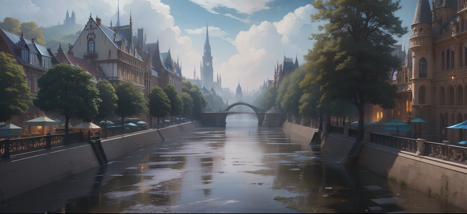 Fantasy style city architecture, extremely intricate details, high detailed shot, high quality, masterpiece