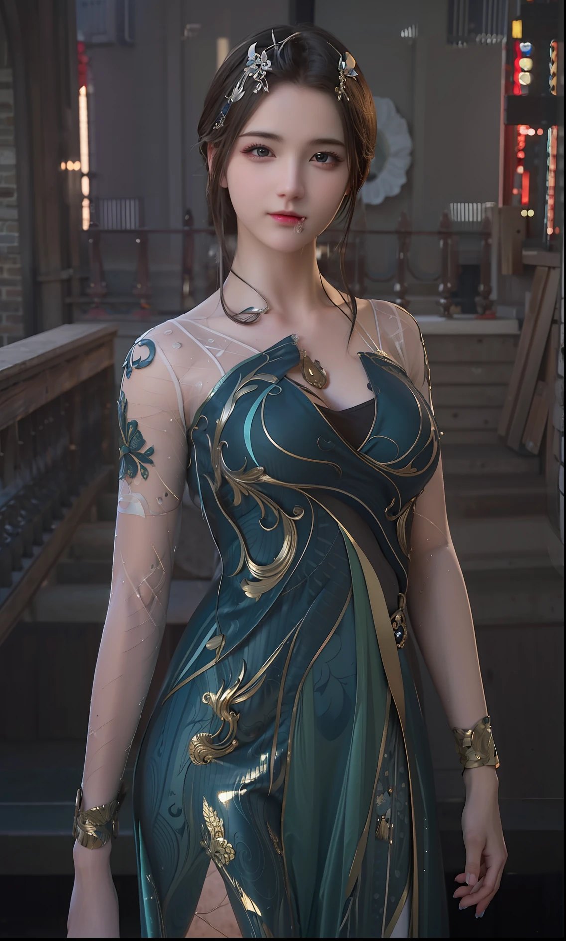 masterpiece, best quality, extremely detailed 8k, ultra hd, ultra-detailed, highly detailed, highly realistic, ultra-realistic, hyperrealistic, (1 girl:1.5), (solo:1.5), anatomically correct, (detailed realistic skin), (realistic big breasts), slender abs, (closed mouth:1.45), nsfw,