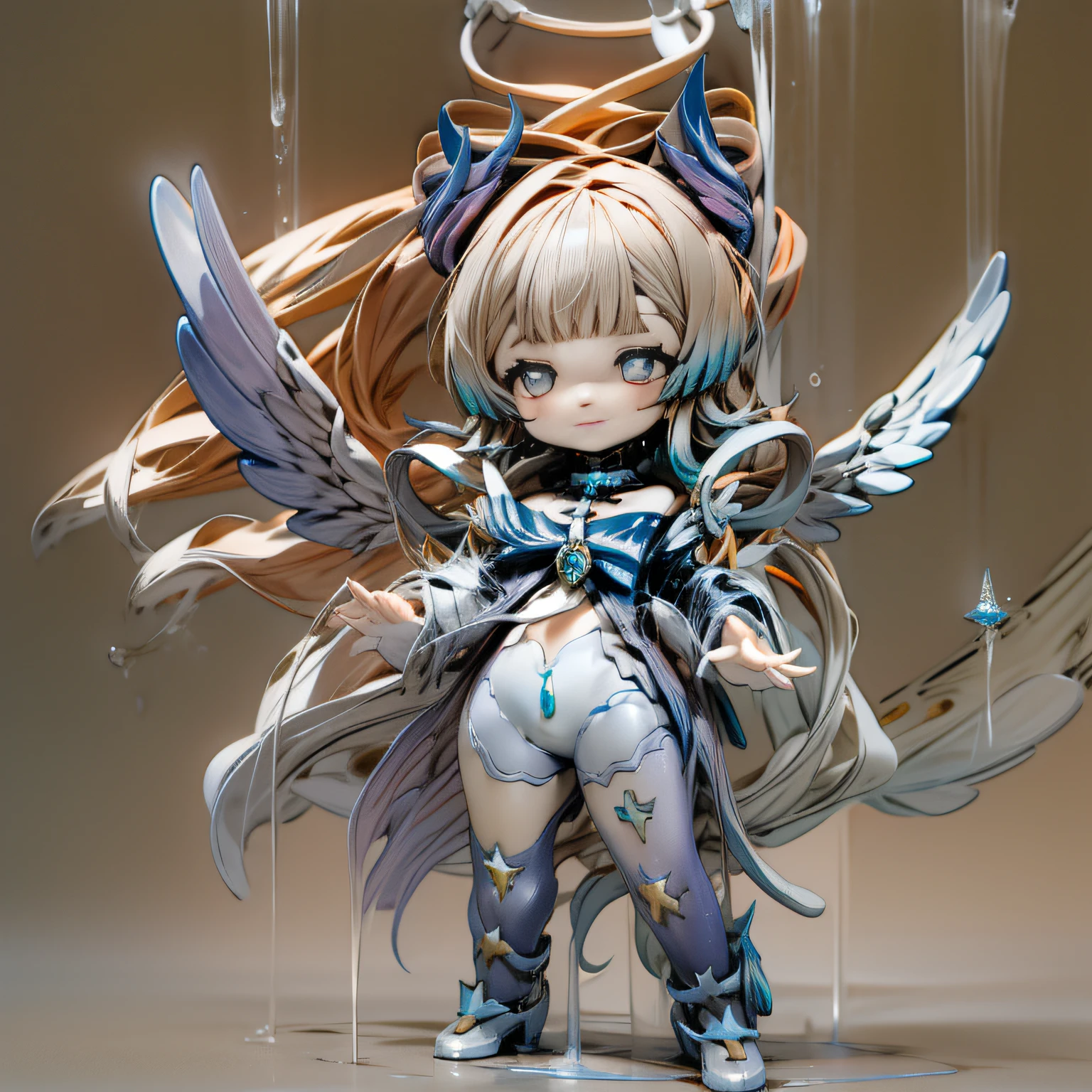 blink, chibi, Complete broker, Mega Mini, The body is steel..................................................., Metal., The legs are steel..................................................., Metal., My favorite cat ears, The wings are steel..................................................., Metal., The gun is metal steel....................................................