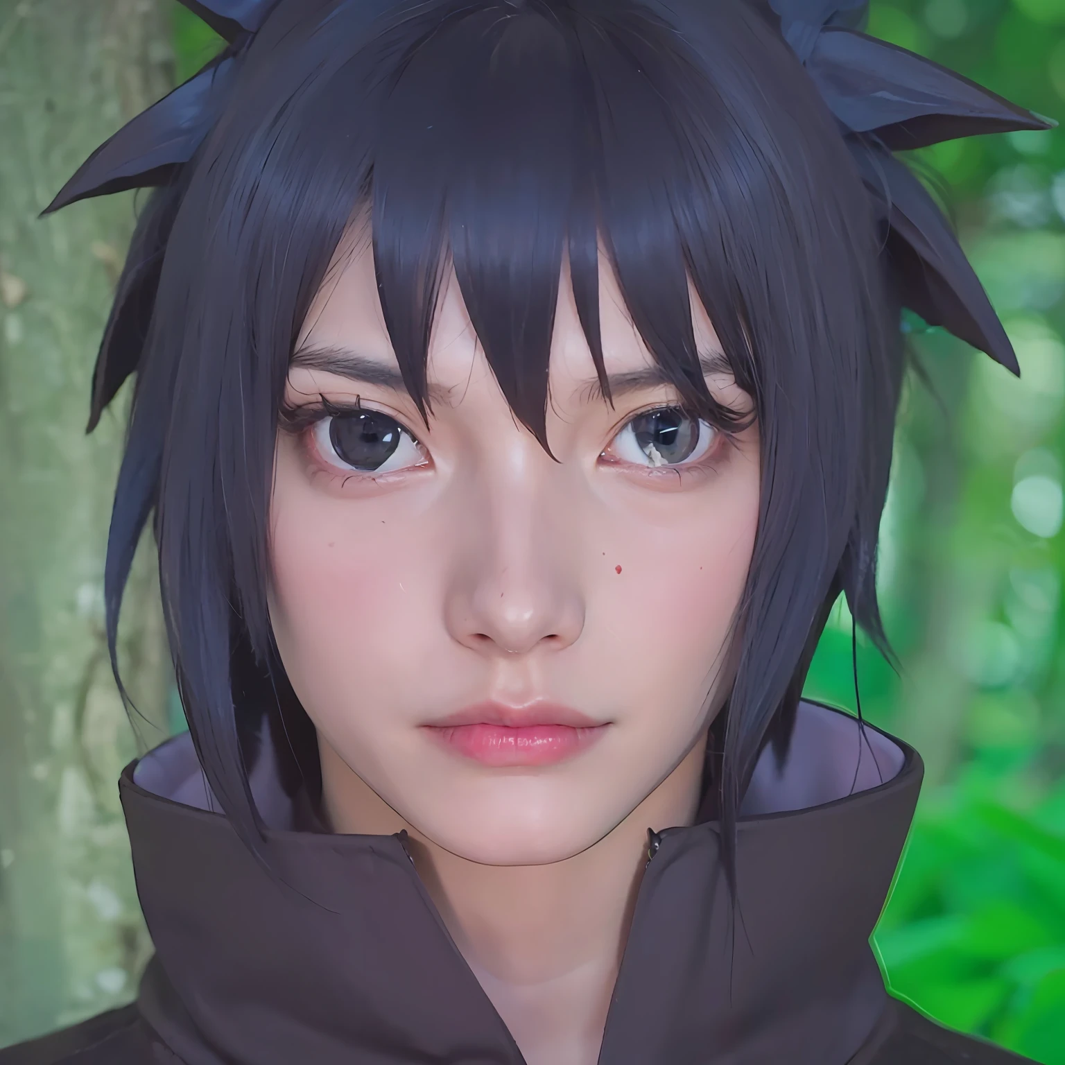 Highly detailed, High Quality, Masterpiece, beautiful, CryingBlood, blood, 1boy, solo, close-up, sasuke boruto, mangekyou sharingan, 8k resolution, realistic,