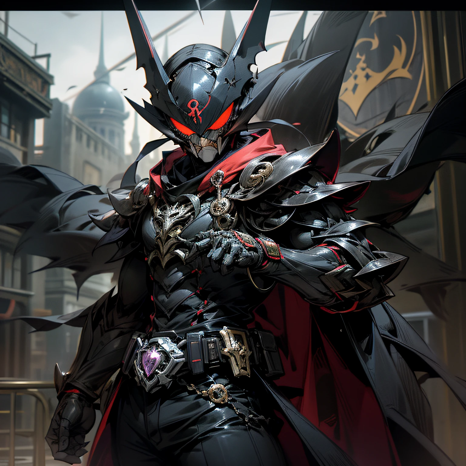 Dark shadows were threatening the city。however、Kamen Rider Rises。Wearing a transformation belt、Burning with a righteous heart, he follows the minions of darkness々and defeat。The battle rages、The Last Enemy Appears。With special moves that join forces、Kamen Rider defeats the Lord of Darkness。Cities restore peace、a person々The voice of joy resonates。He smiled mysteriously.、He vowed to face the next evil.。