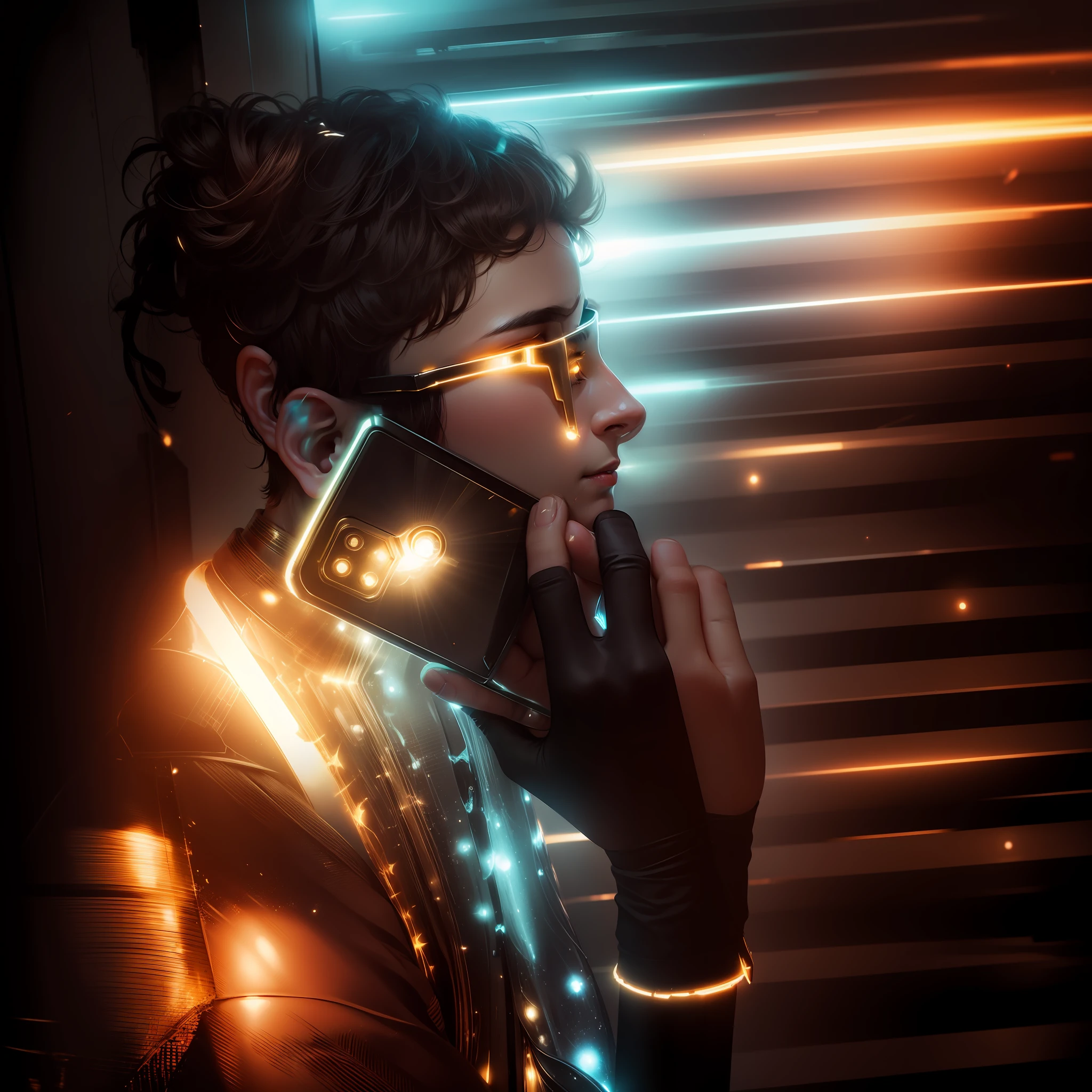 Change begraund light glow effect