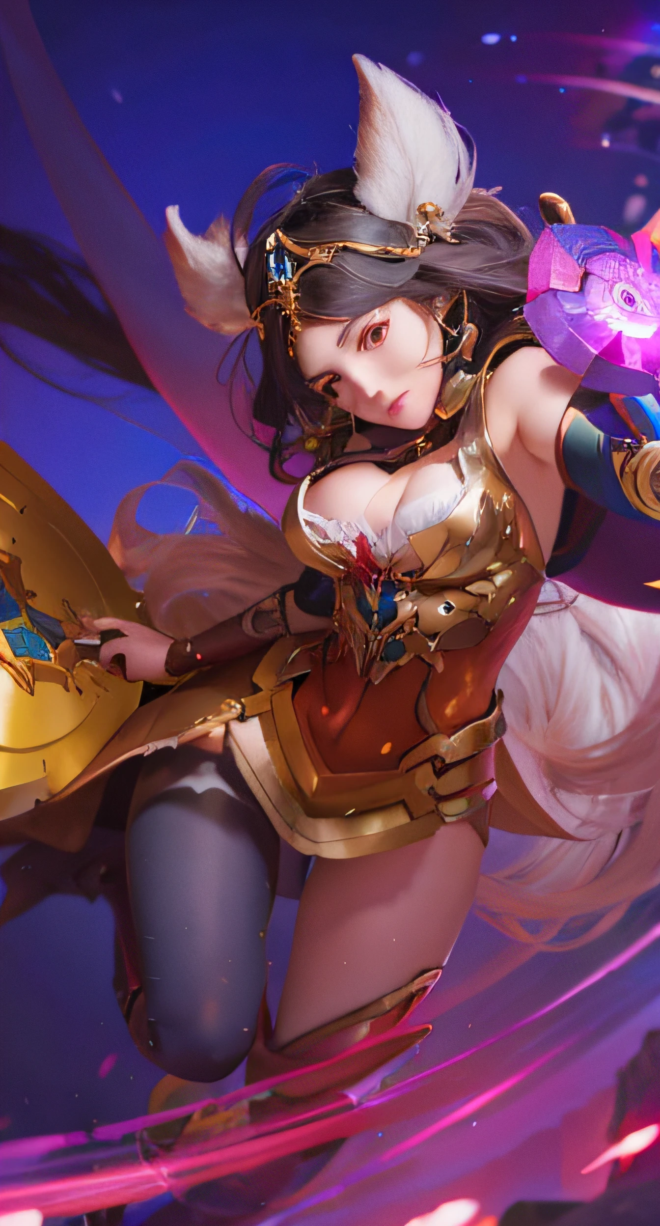 anime girl with a sword and a shield in her hand, extremely detailed artgerm, artgerm detailed, ahri, orianna, cushart krenz key art feminine, style artgerm, artgerm style, onmyoji detailed art, wlop and sakimichan, artgerm. high detail, ! dream artgerm