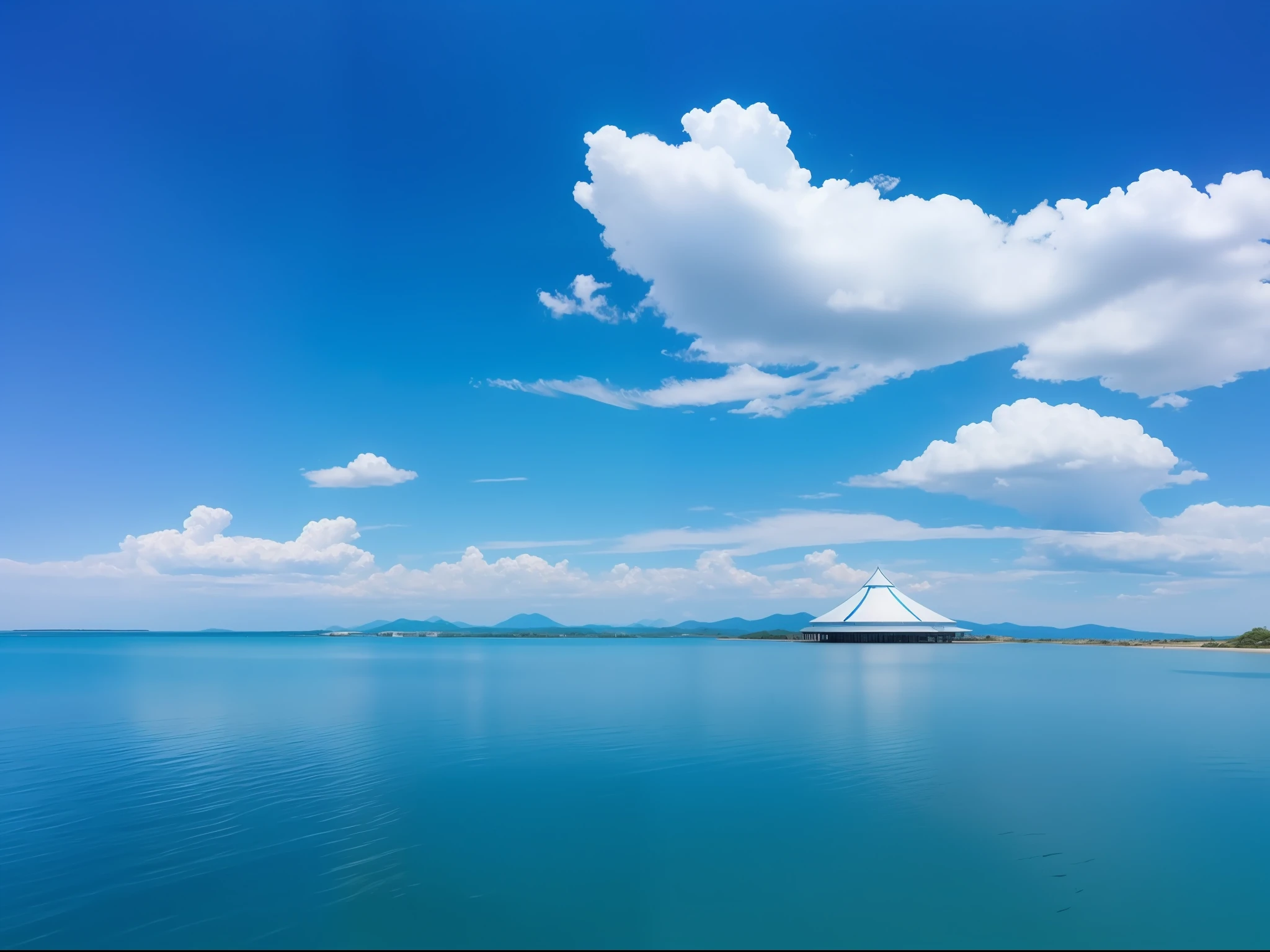 Blue sky photo