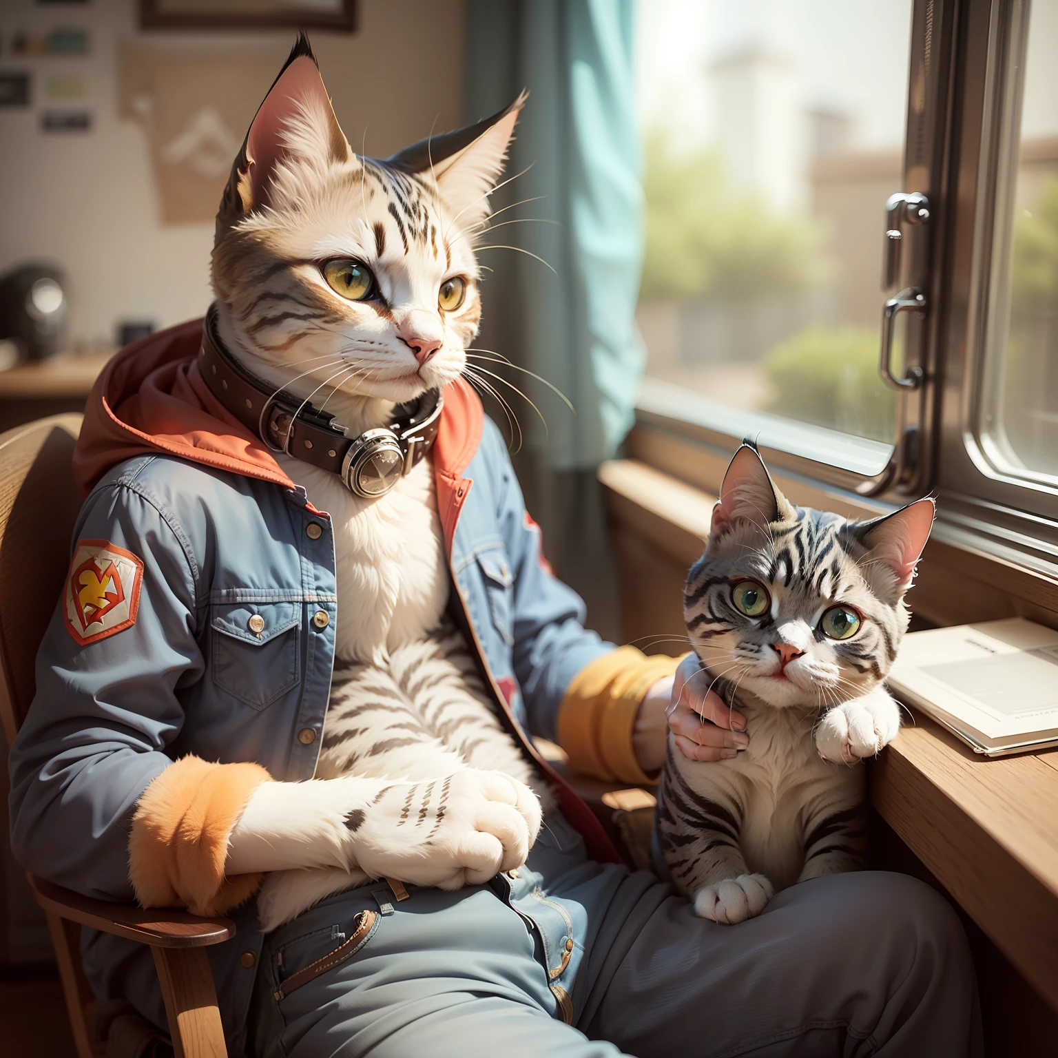 A super cool cat