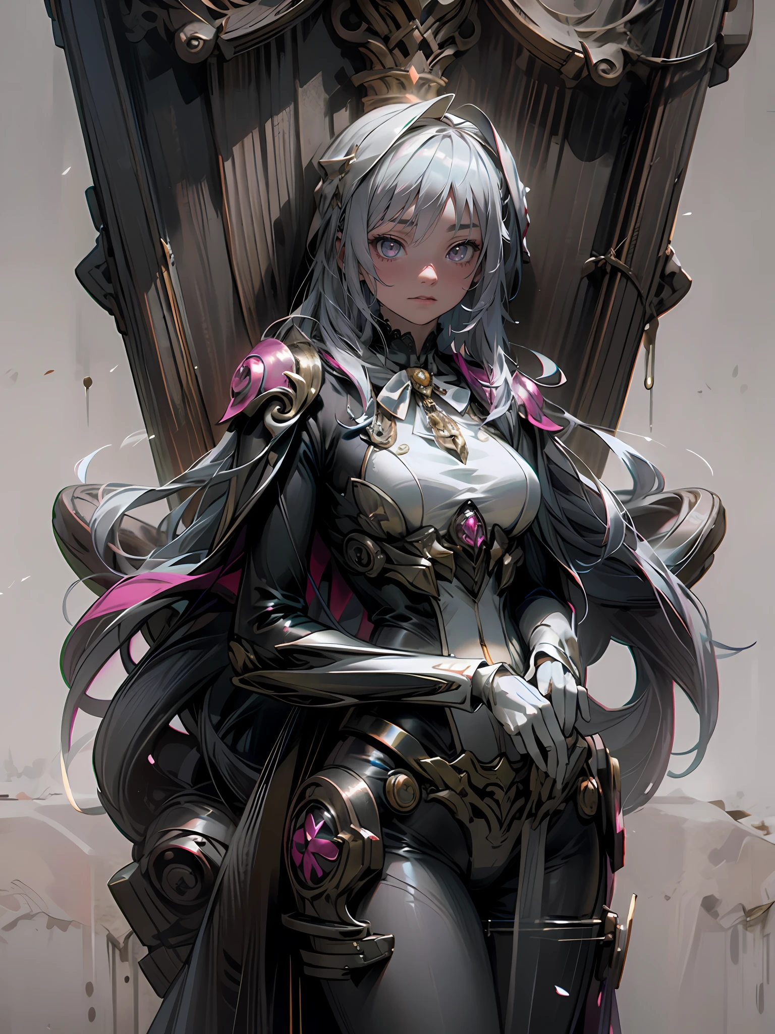 Official Art, Unity 8k wallpaper, super detailed, beautiful, beautiful, masterpiece, best quality,
darkness, atmosphere, mystery, romanticism, creepy, literature, art, fashion, victorian, decoration, intricacies, ironwork, lace, contemplation, emotional depth, supernatural,
1 girl, solo, neck, half composition, transparent clothing, transparent clothes, pink cute, pink tender, proud and holy, sacred, naked, leaky shoulders, leaky, fat buttocks, big breasts, double breasts, real light and shadow, cinematic light, cinematic sense, light effects, holiness,