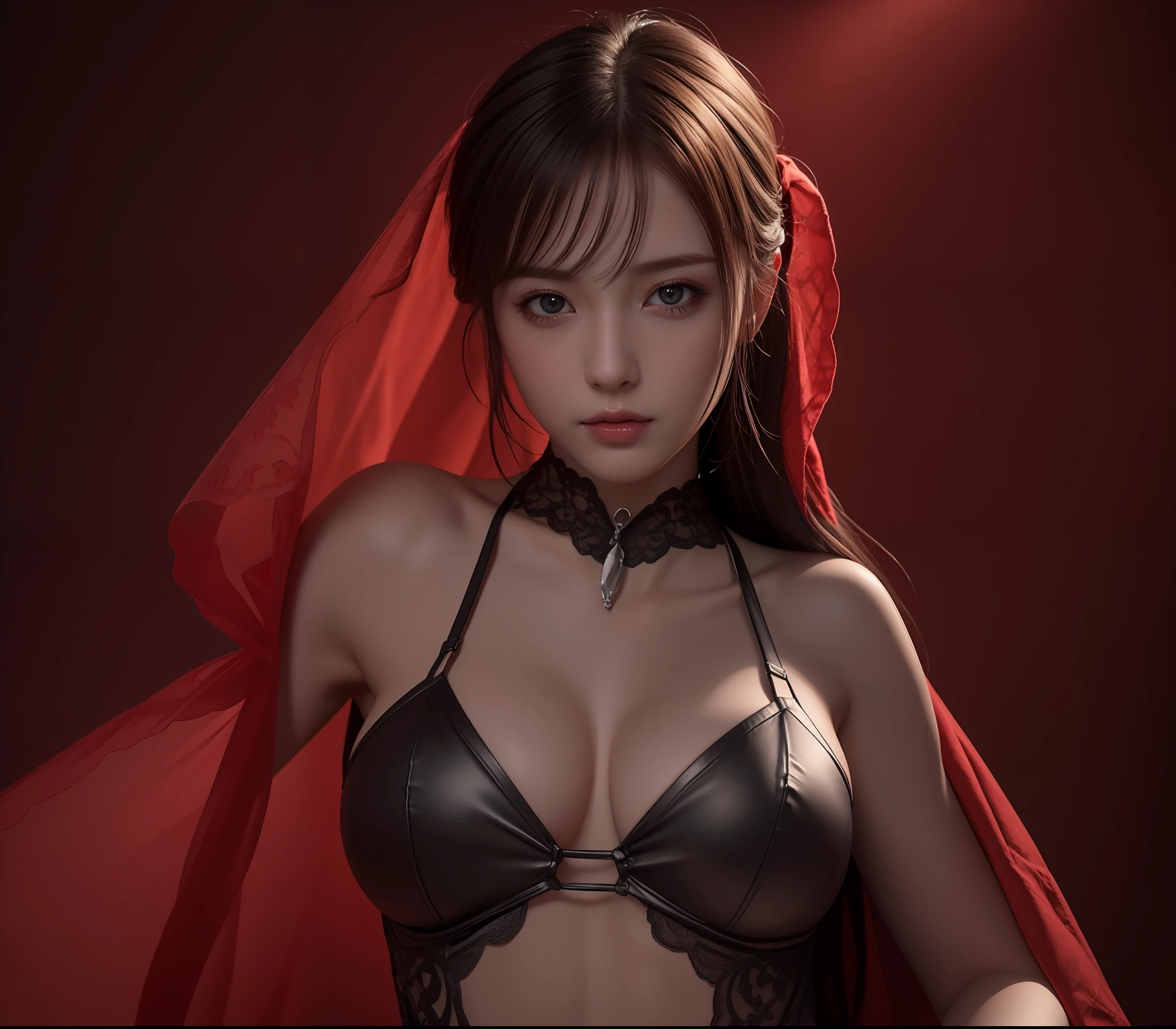 masterpiece, best quality, extremely detailed 8k, ultra hd, ultra-detailed, highly detailed, highly realistic, ultra-realistic, hyperrealistic, (1woman:1.5), (solo:1.5), anatomically correct, (detailed realistic skin), (realistic big breasts), slender abs, (closed mouth:1.4), nsfw,