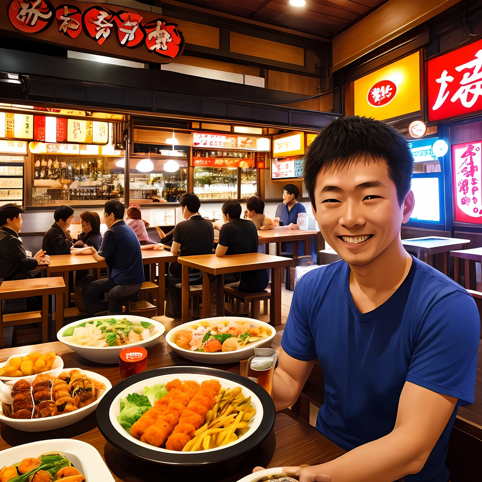 izakaya、launch、beer、Snacks 、noisily、nostalgia、a smile、Osaka Shinsekai、Kushikatsu --auto