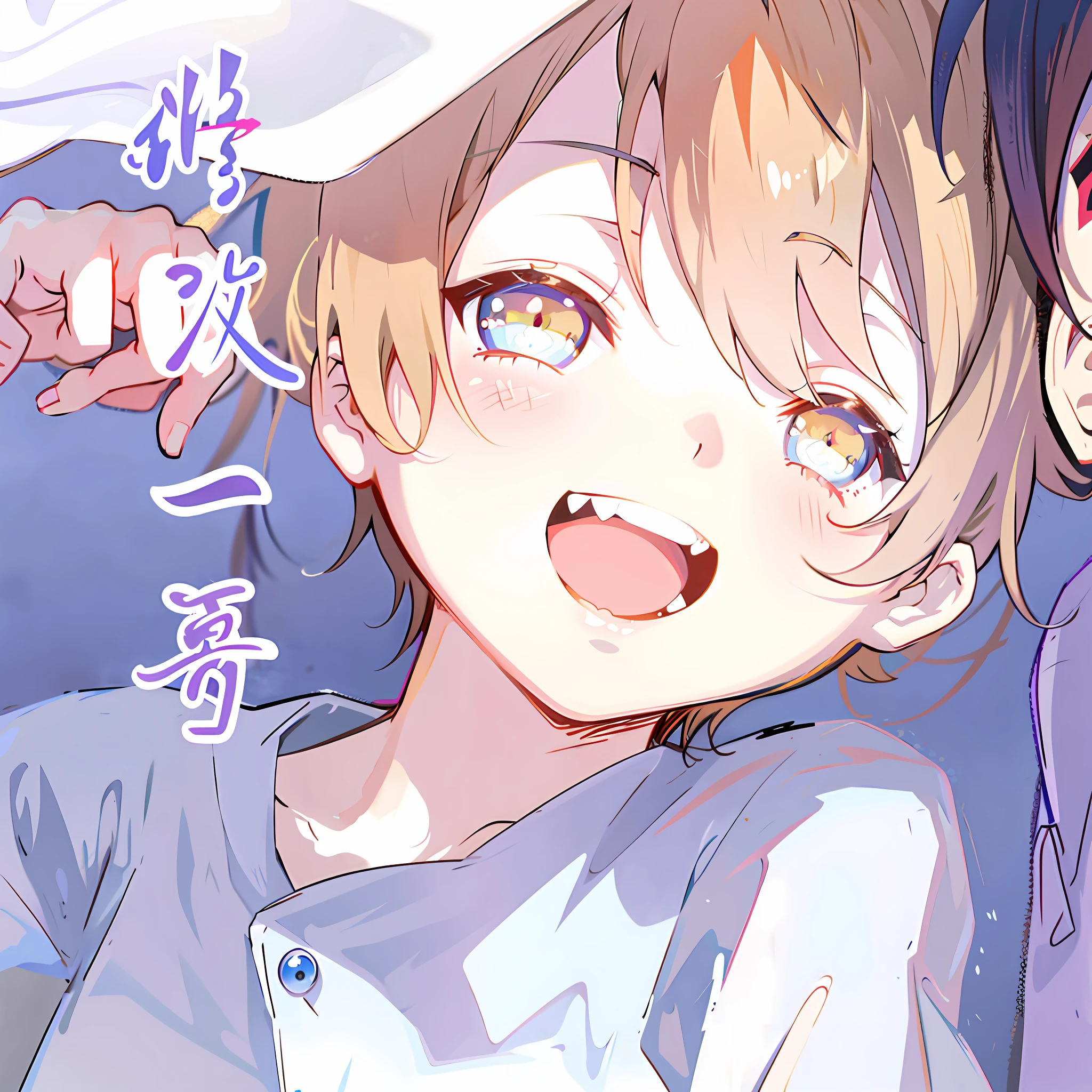 Anime images of several people wearing hats, in style of kyoto animation, shuushuu anime image, in ryuuou no oshigoto art style, kyoani, zerochan, Inspired by Bian Shoumin, Guviz, author：Shitao, komono, An anime cover, anime big breast