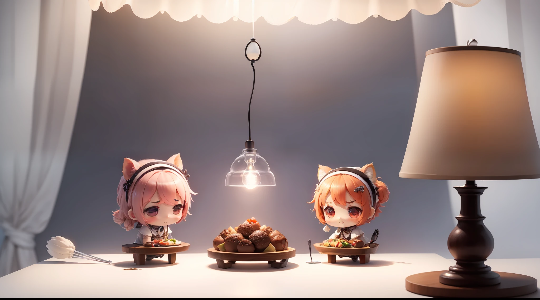 [(whitebackground:1.4)::5],(chibi:1.3),bottle bottom,Lamp stand,pedestal,platform,(Gourmet food:1.8)