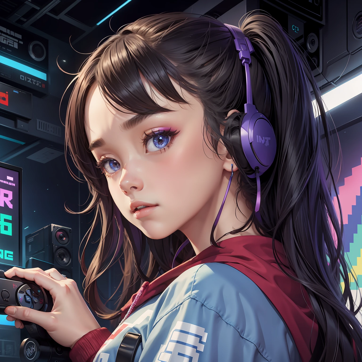 Twitter Logo、nffsw、Pixel art、games 、Rapper Girl、8K