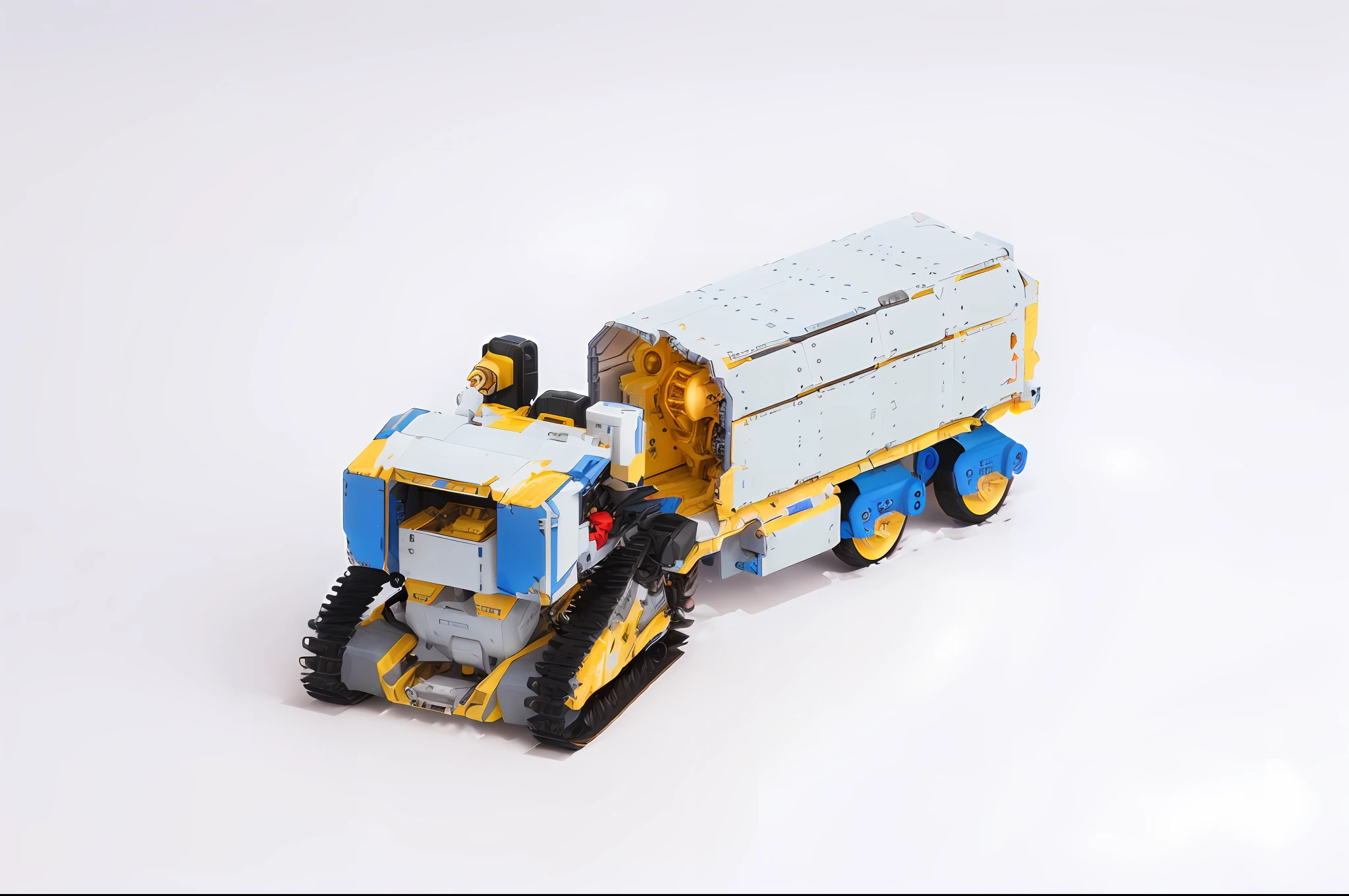 mars background,machine arm,Increase sci-fi effects,Turn the vehicle into the same car from a science fiction movie