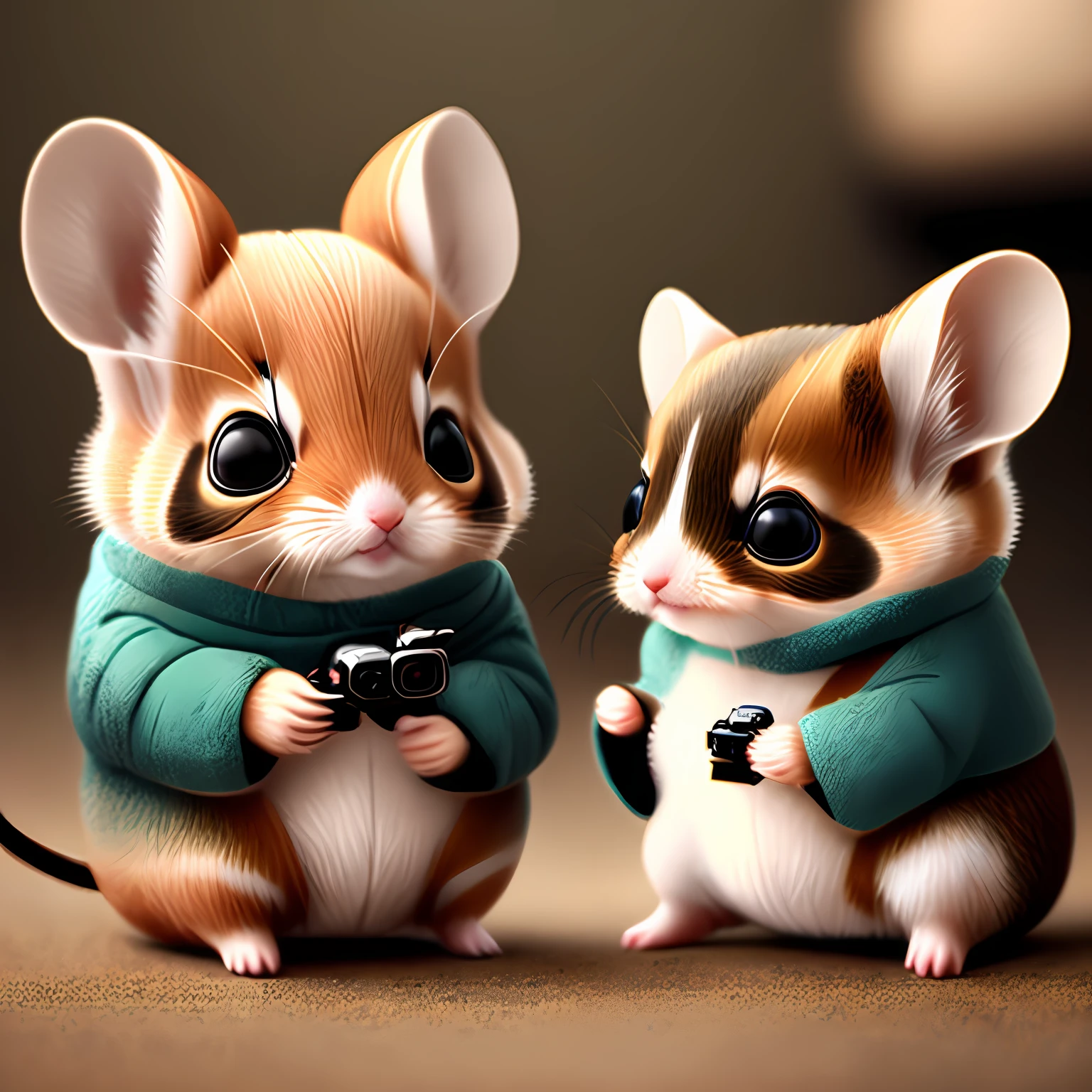 Small animals being interviewed、Soft --auto